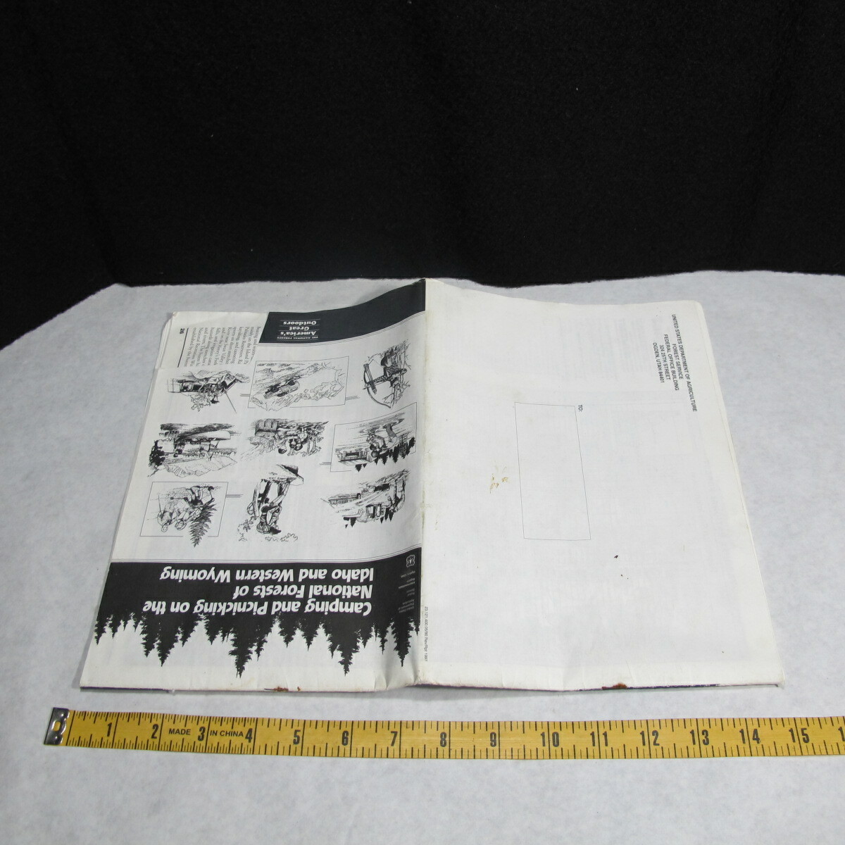 US Forest Service Camping Picnicking National Forests Idaho Wyoming VERY RARE !