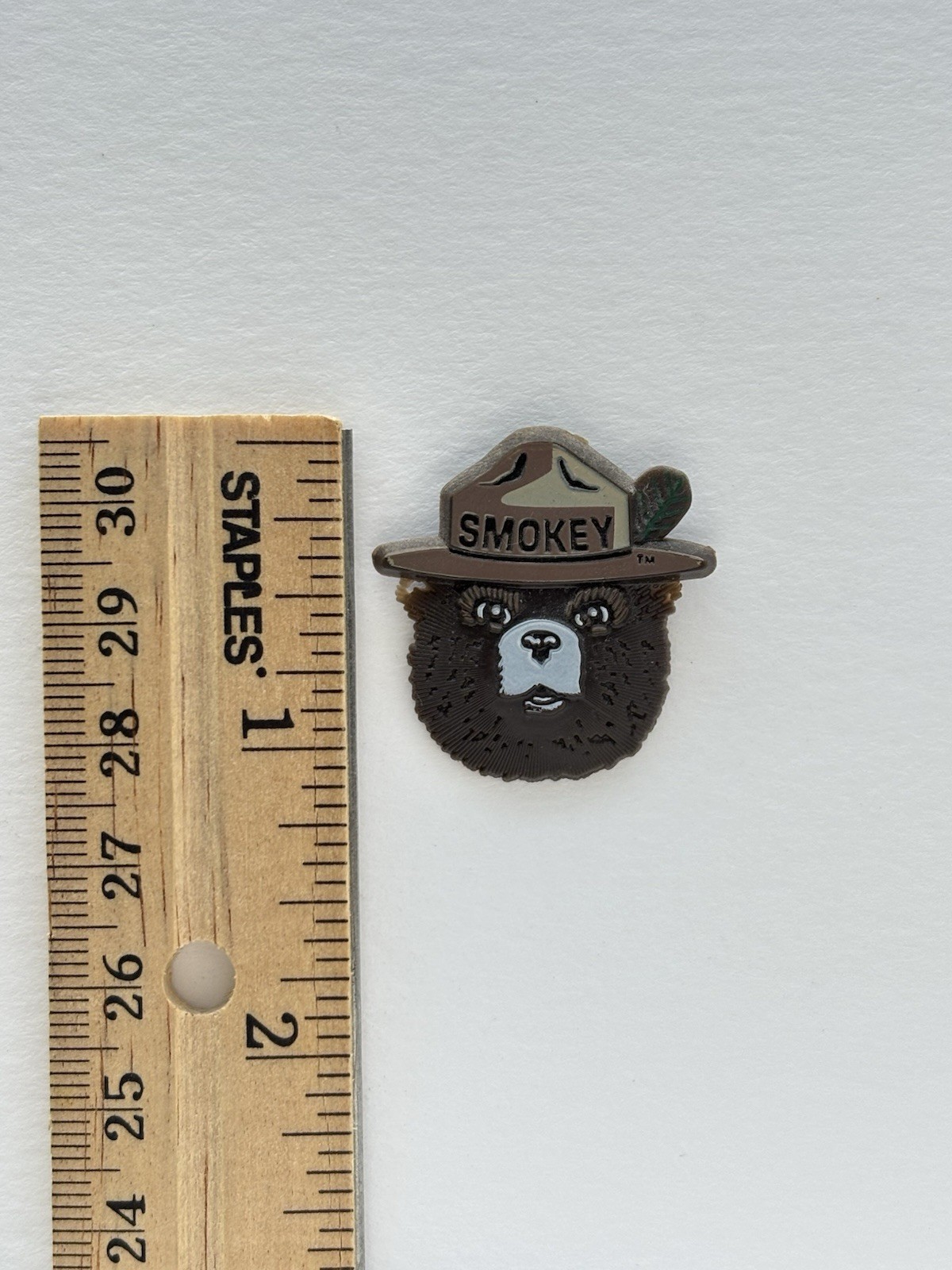 Smokey Bear Ranger Hat Lapel Pin Collectible National Parks Theme