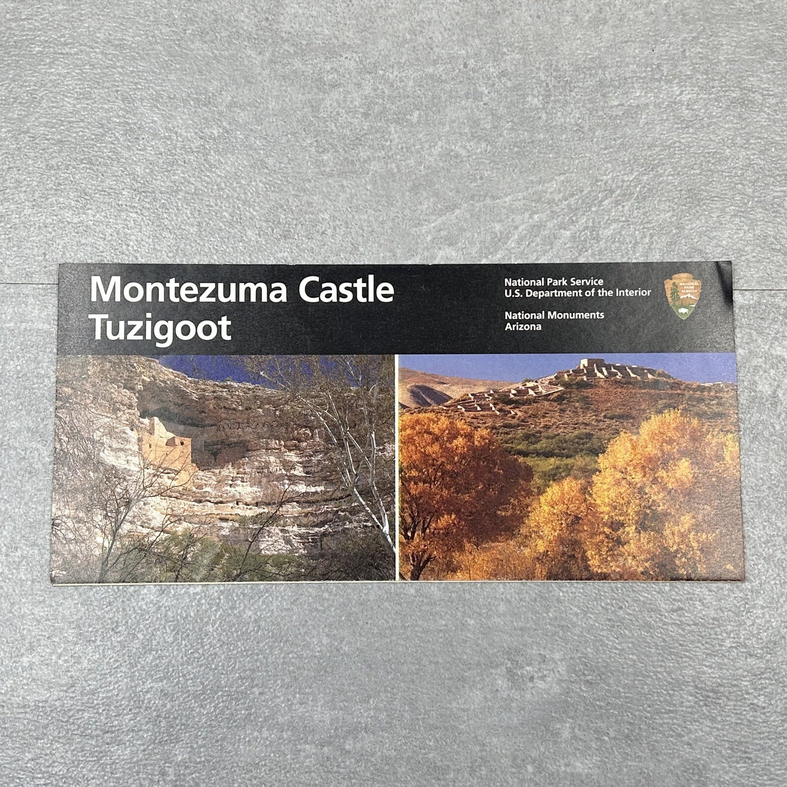 2006 Montezuma Castle Tuzigoot National Park Service Official Map and Guide