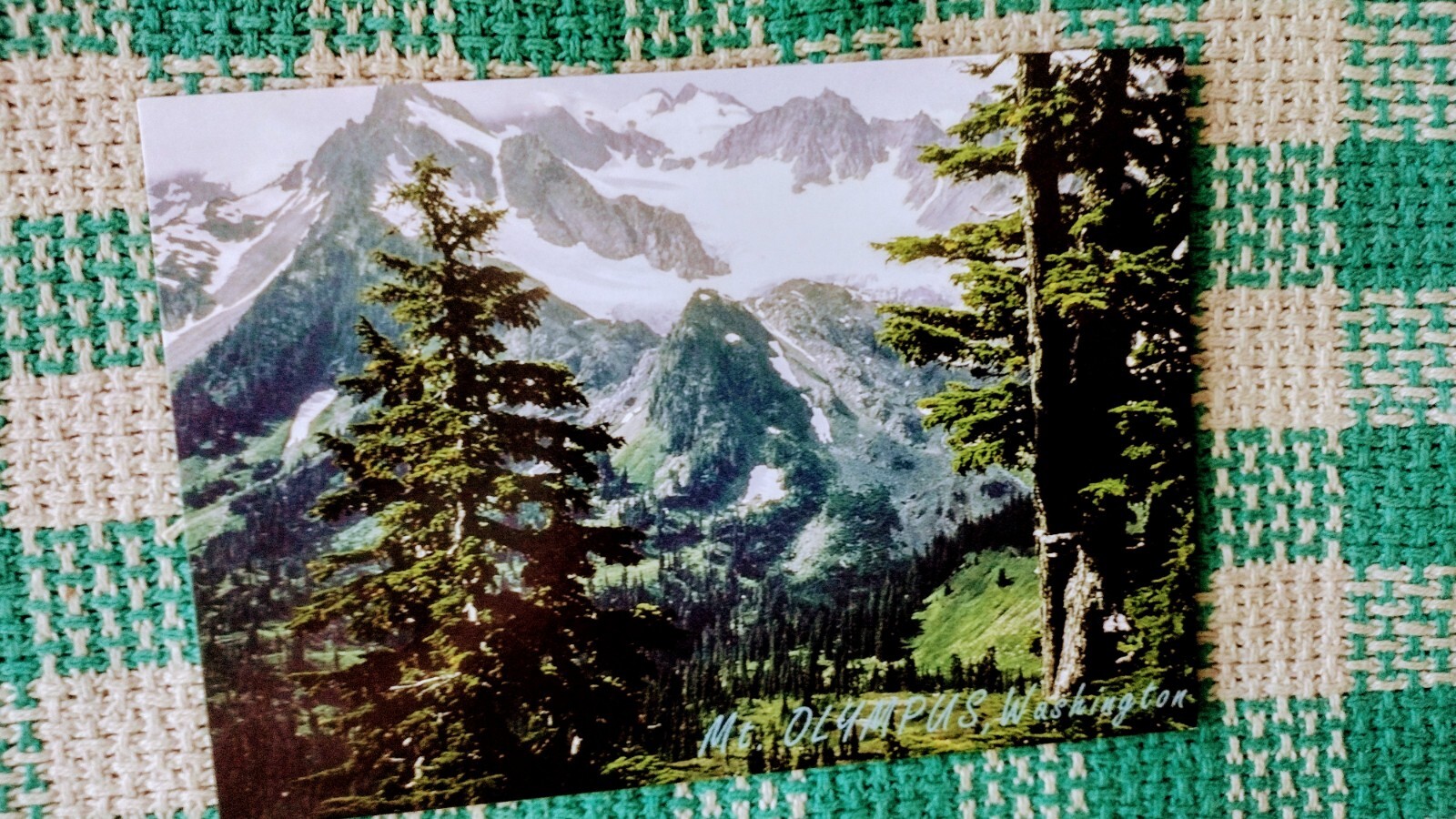 BEAUTIFUL POST CARD MT.OLYMPUS OLYMPIC PENINSULA WASHINGTON