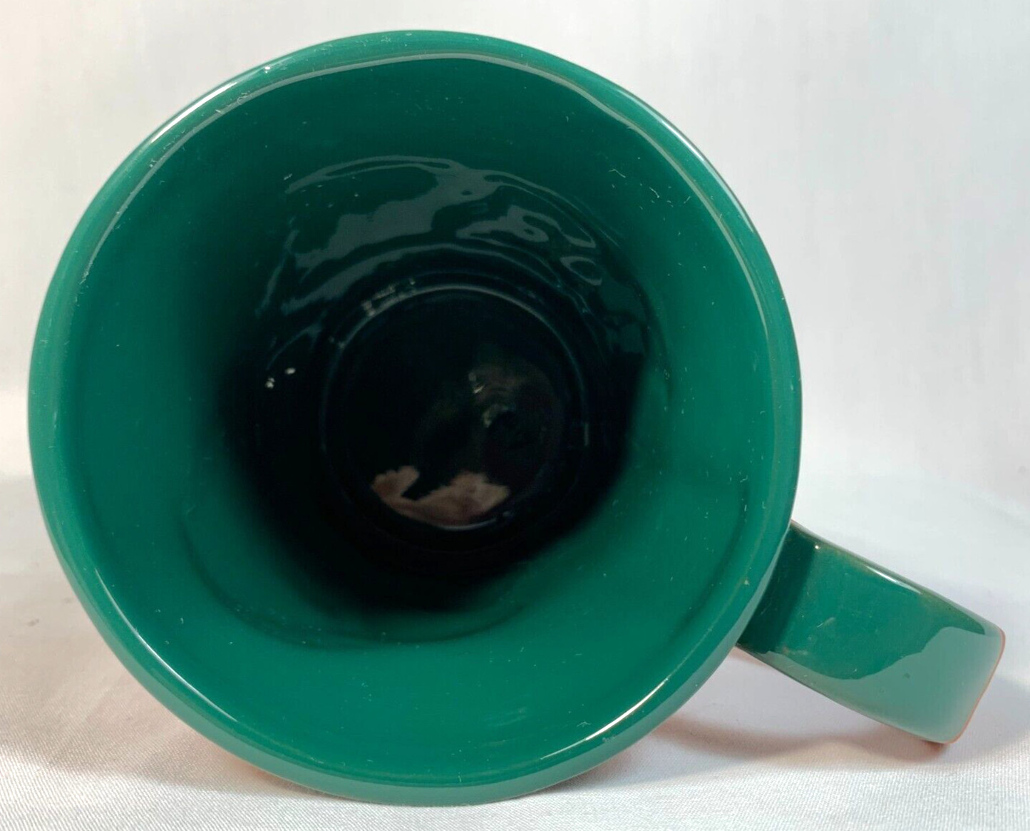 Yosemite National Park Mug Terra Cotta & Green Glaze Vintage Half Dome