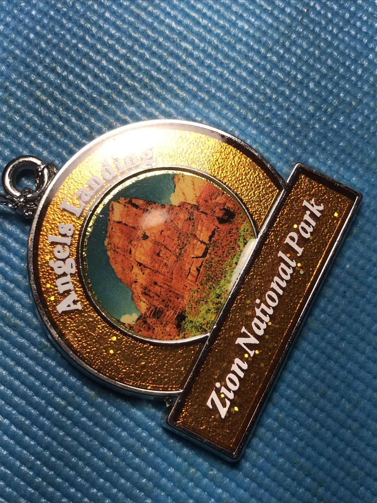 Vintage Utah Zion National Park Angels Landing Ornament Free Shipping