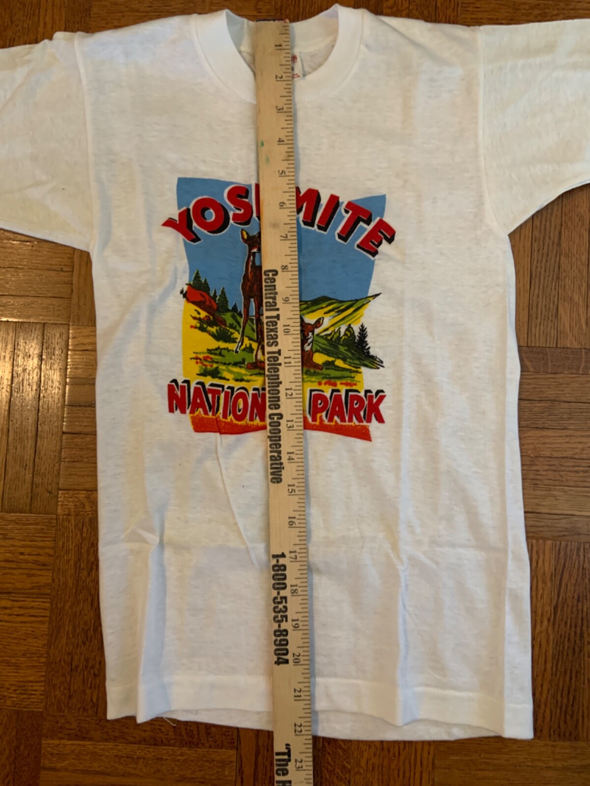 NOS Vintage 1970s YOSEMITE NATIONAL PARK Souvenir T-SHIRT 100% Cotton
