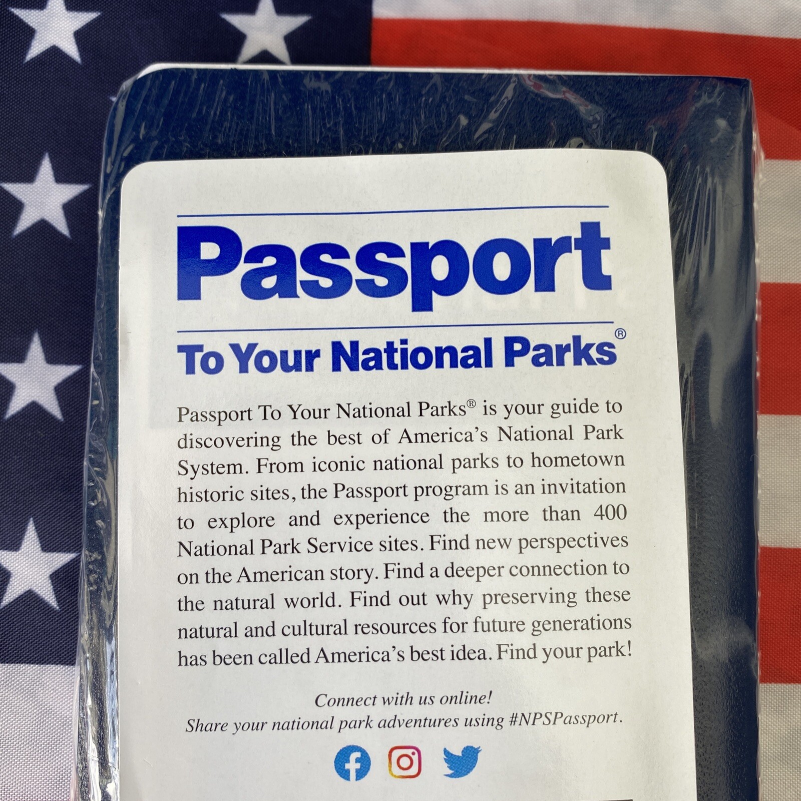 Passport To Your National Parks NEW in shrink wrap with map stamp Book USA park