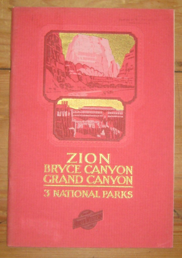 1929, View Book, Zion, Bryce, Grand Canyon, National Parks, North Western RR
