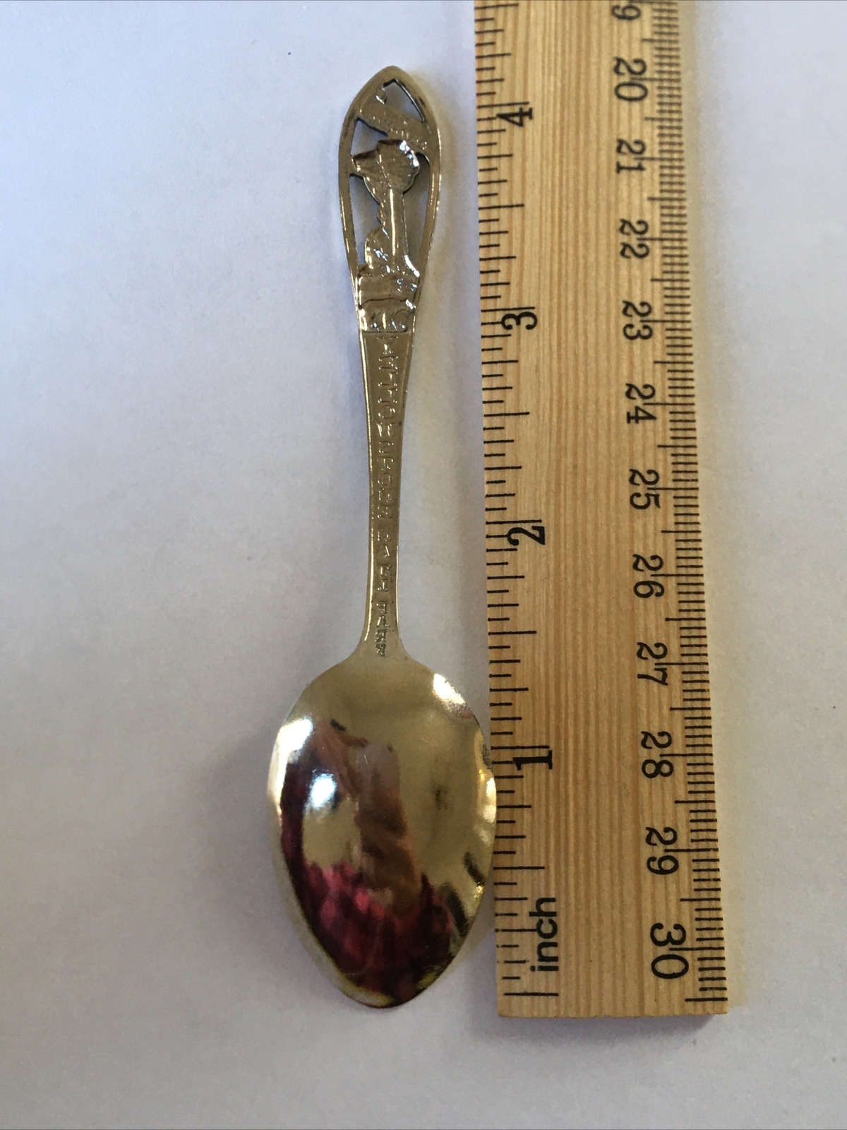 Old Faithful Yellowstone National Park Vintage Souvenir Spoon Collectible