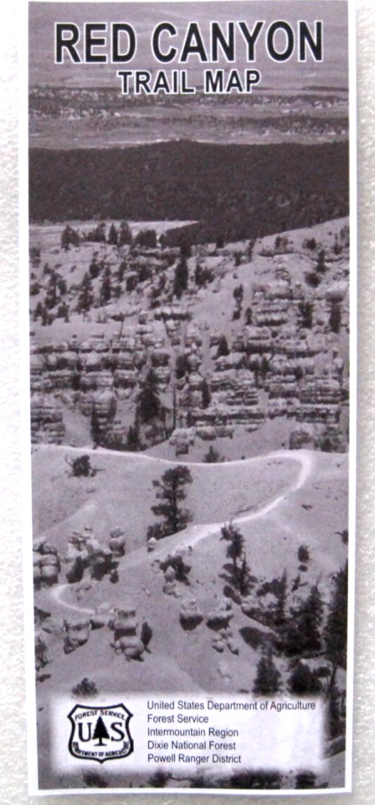 Red Canyon Utah Trail Map