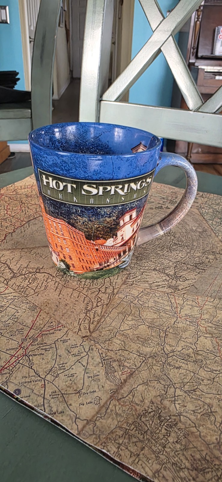 ARKANSAS HOT SPRINGS NATIONAL PARK MUG Coffee Bathouse Row Army Navy Hospital