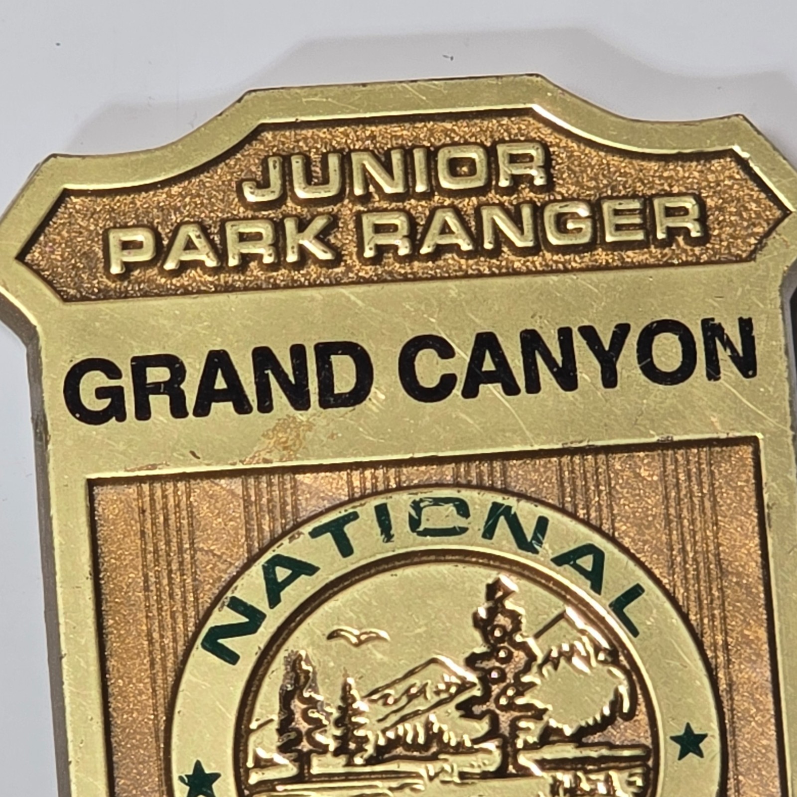 Vintage Grand Canyon Junior Park Ranger Badge NPS Stoffel Seals Shield Style