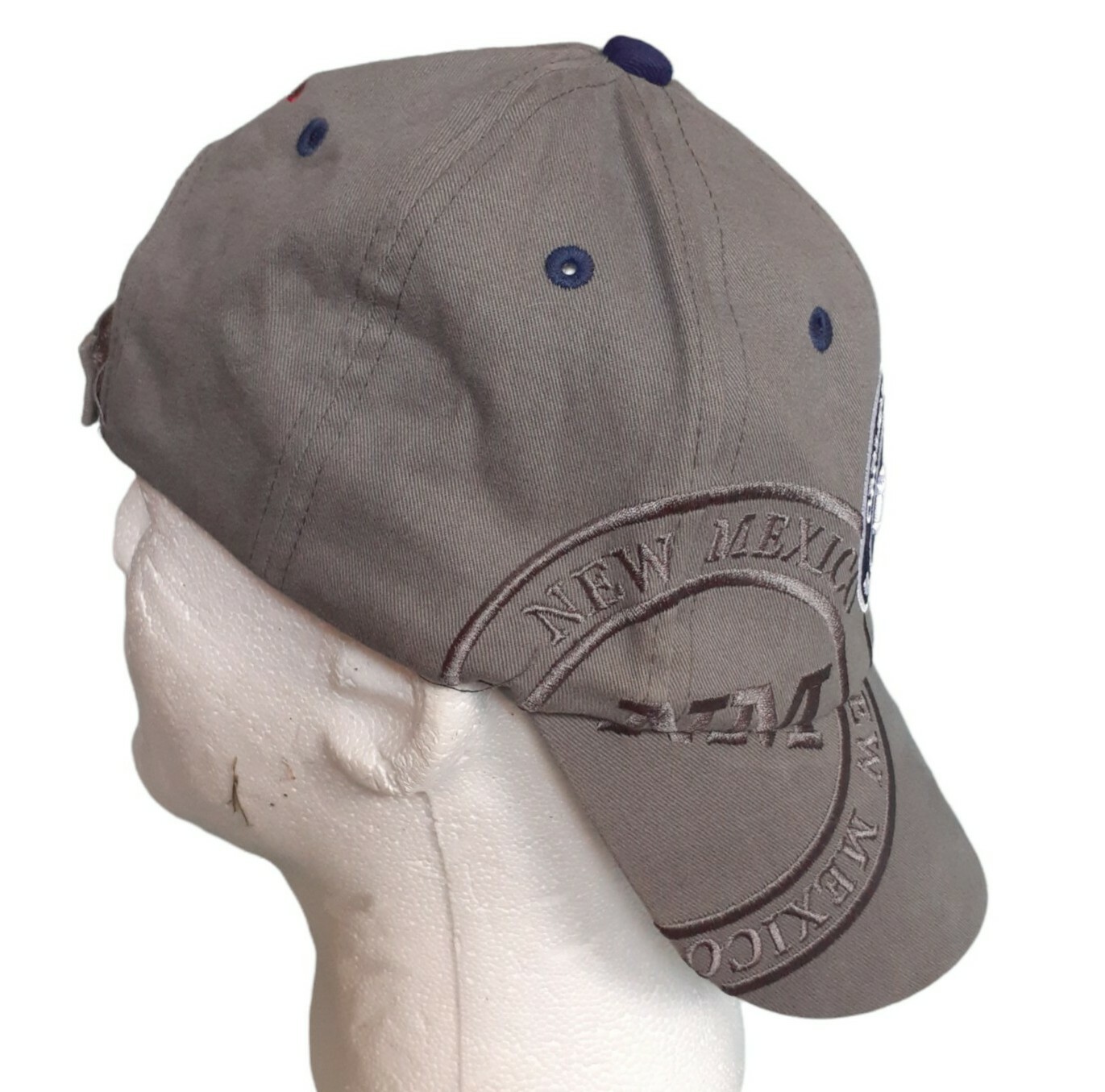 Vintage Carlsbad Caverns NM Hat Baseball Trucker Army Green