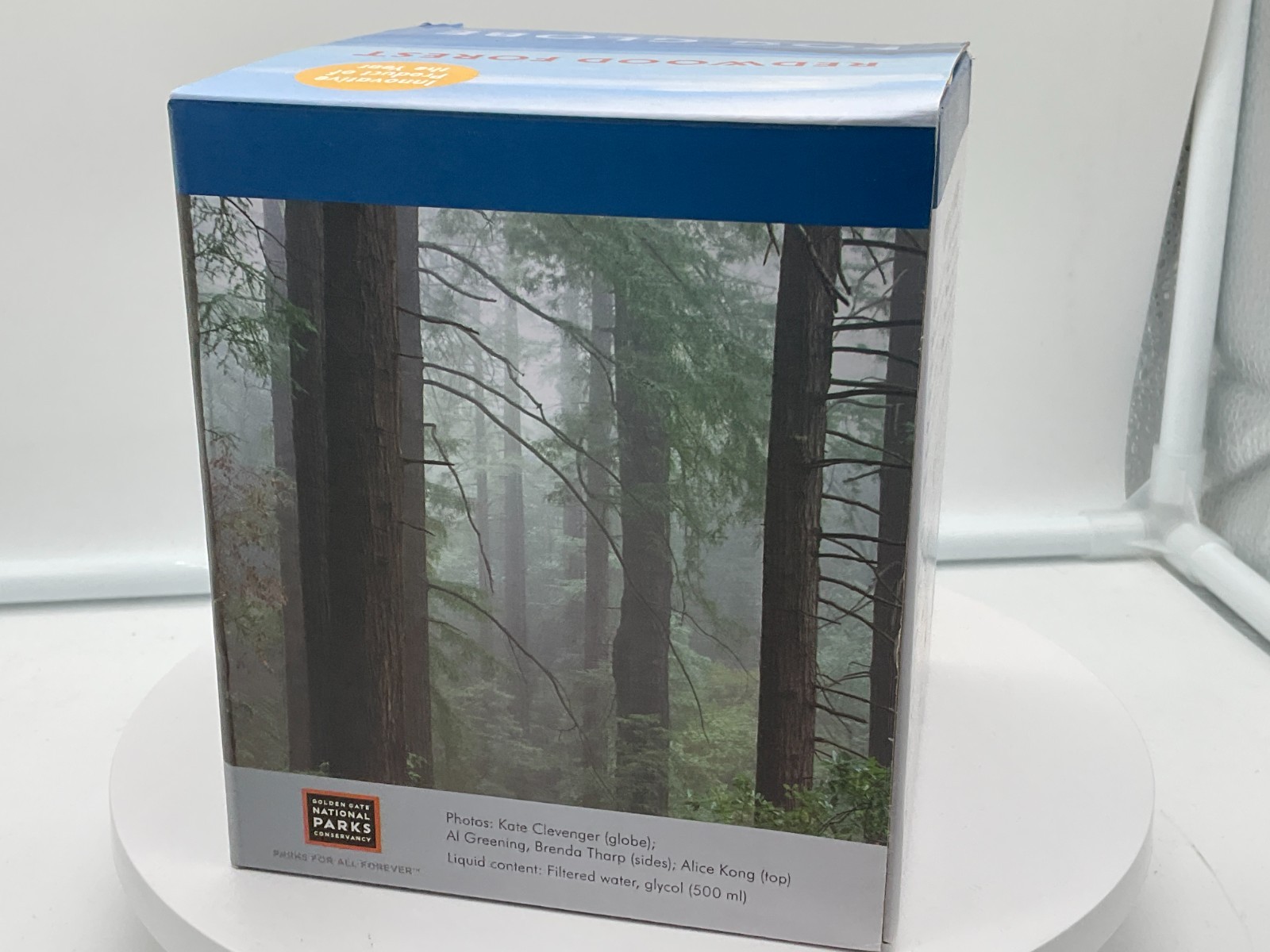 Redwood Forest California Fog Globe National Parks Conservancy Award Winner NIB