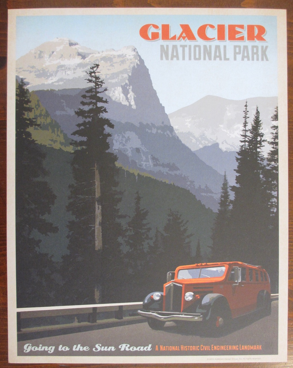 Glacier National Park Art Print 11×14