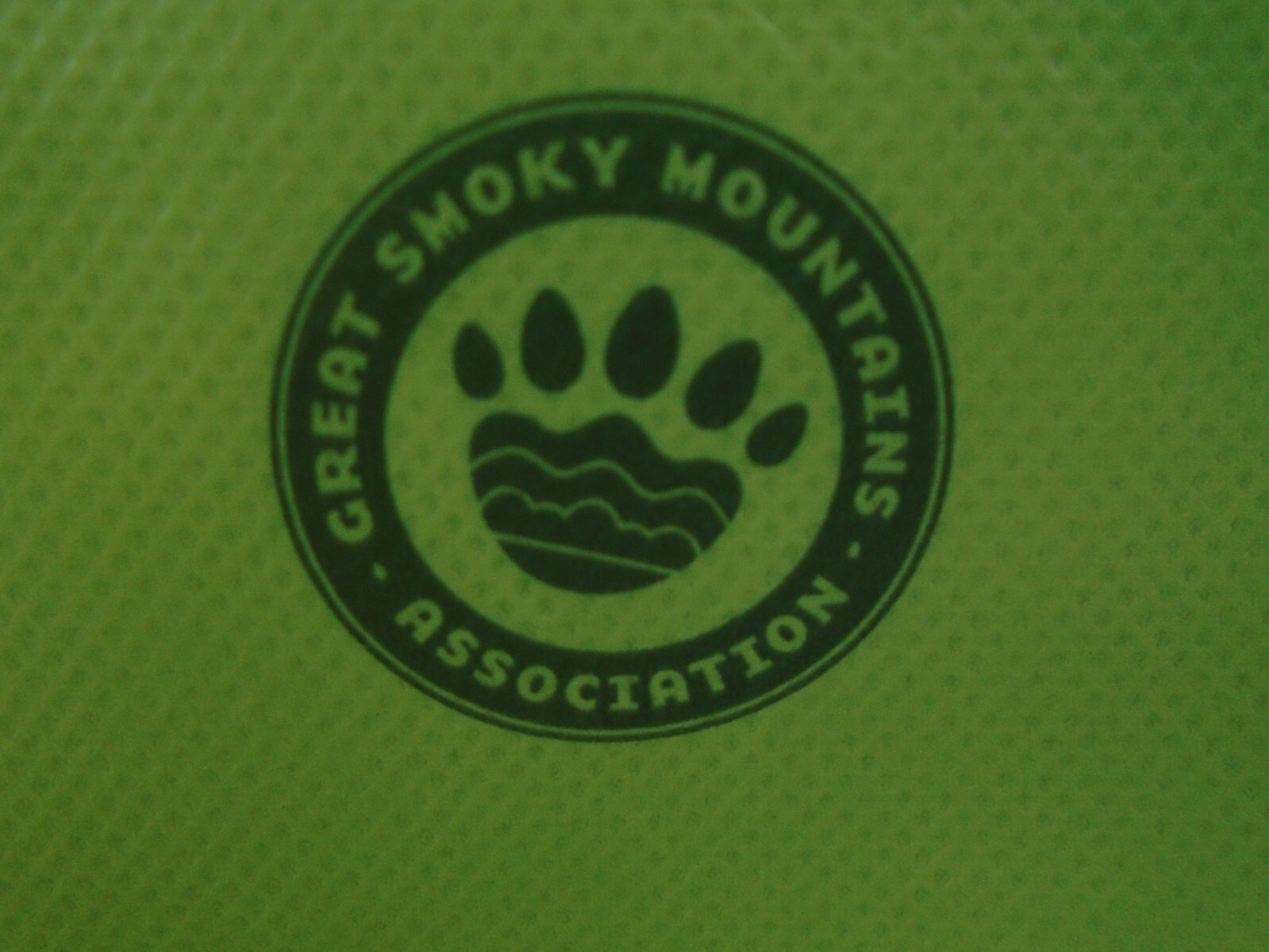 Great Smoky Mountains National Park Green Small Tote Bag GSM Association
