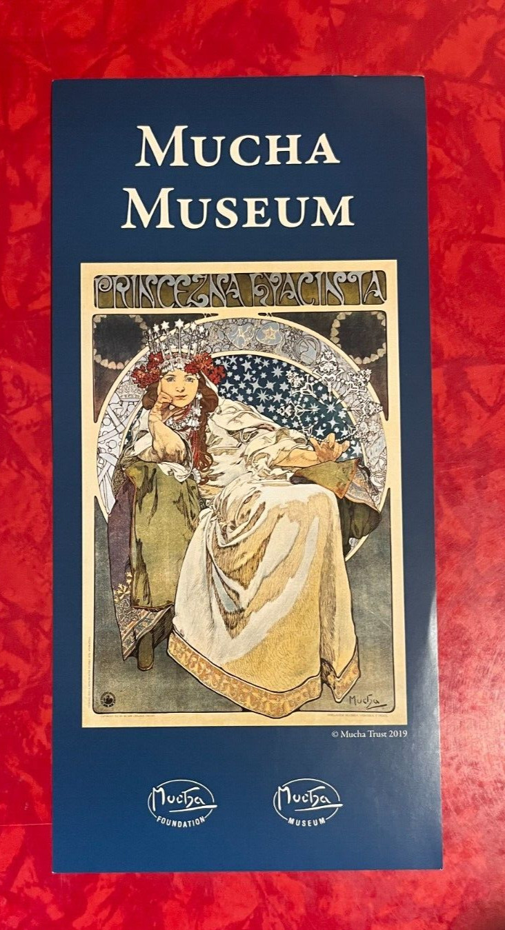 ALPHONSE MUCHA MUSEUM PRAGUE PAMPHLET – ENGLISH 2019