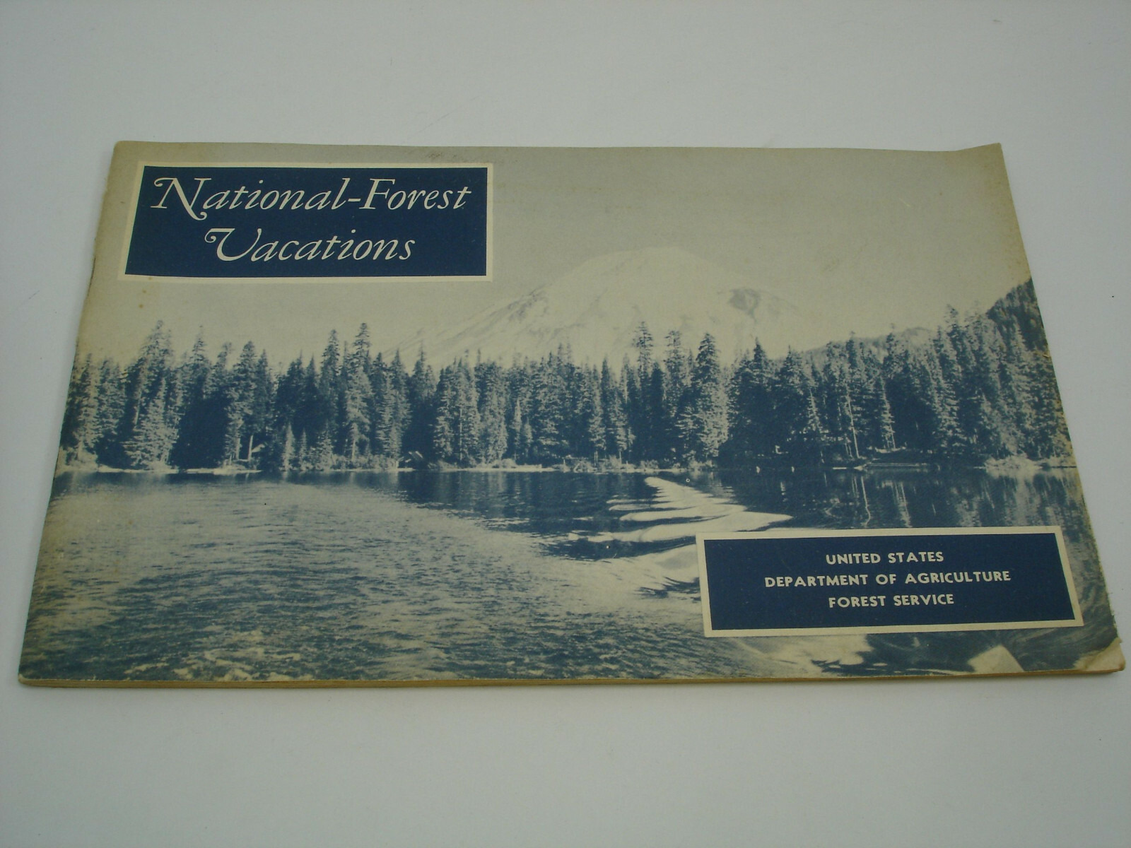 1960 NATIONAL FOREST VACATION Book Parks by State Scenic Drives Picnics Guide