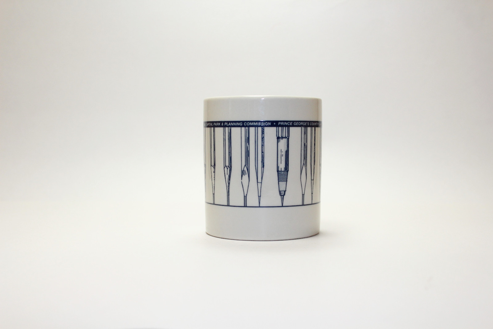 National Park Capital Park & Planning Commission Pencil Design Coffee Mug MD