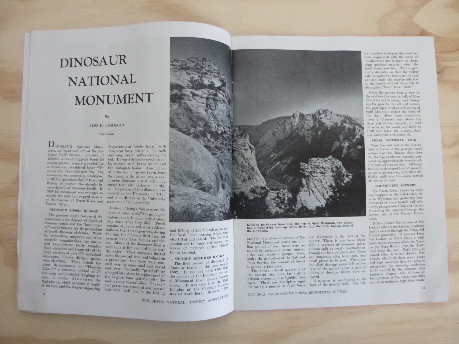 National Parks and National Monuments of Utah (1948)