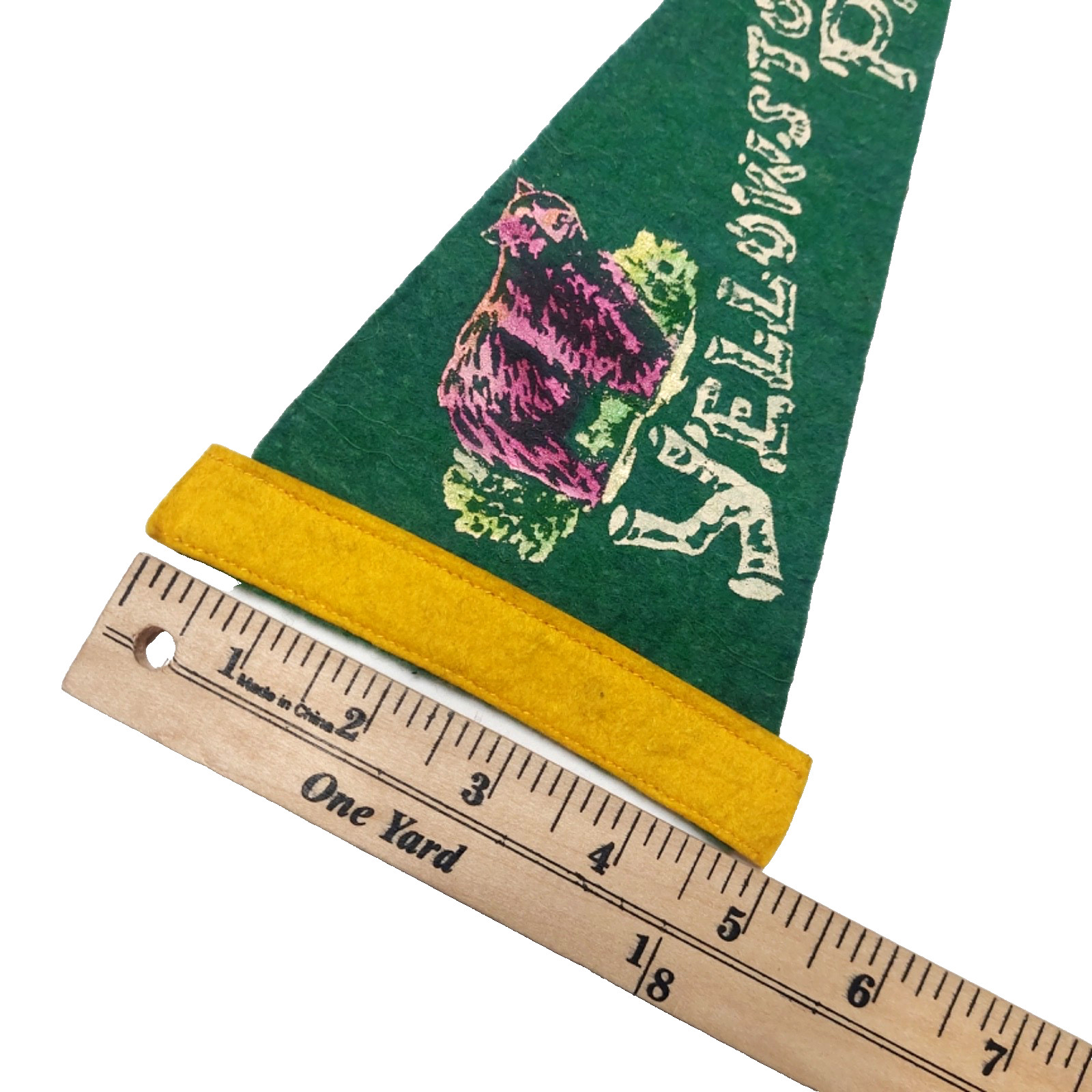 Yellowstone Park Bear Mini Felt Travel Pennant 5×11