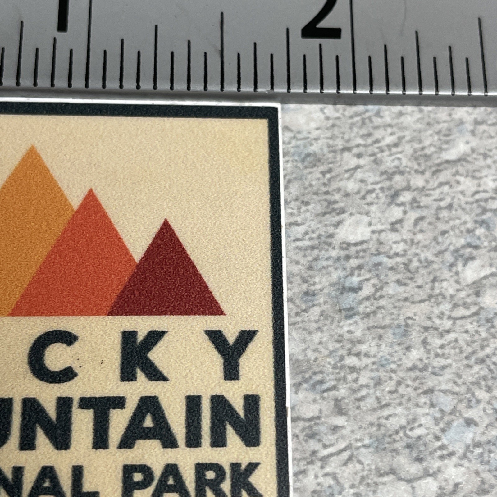 Decal – Rocky Mountain National Park- 2” – Outdoor – New