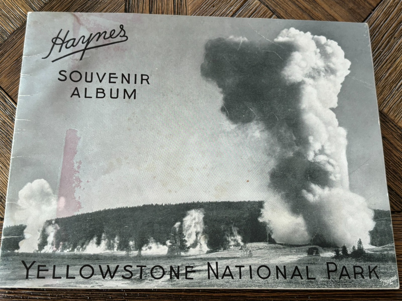 1949 Haynes Yellowstone National Park Souvenir Album Vintage Travel Photo Book