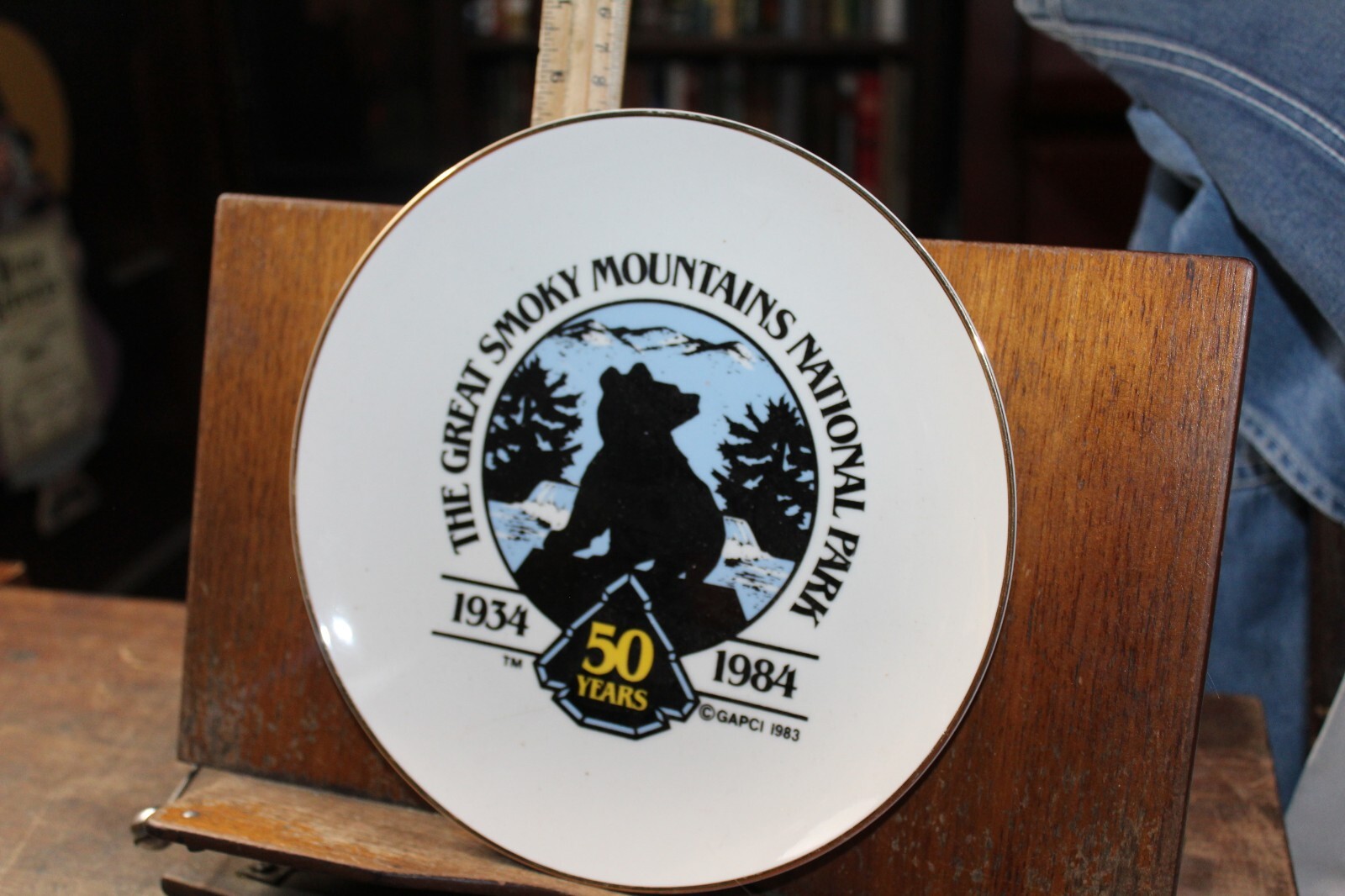 50 Years 1934-1984 Great Smoky Mountains National Park Souvenir Numbered Plate