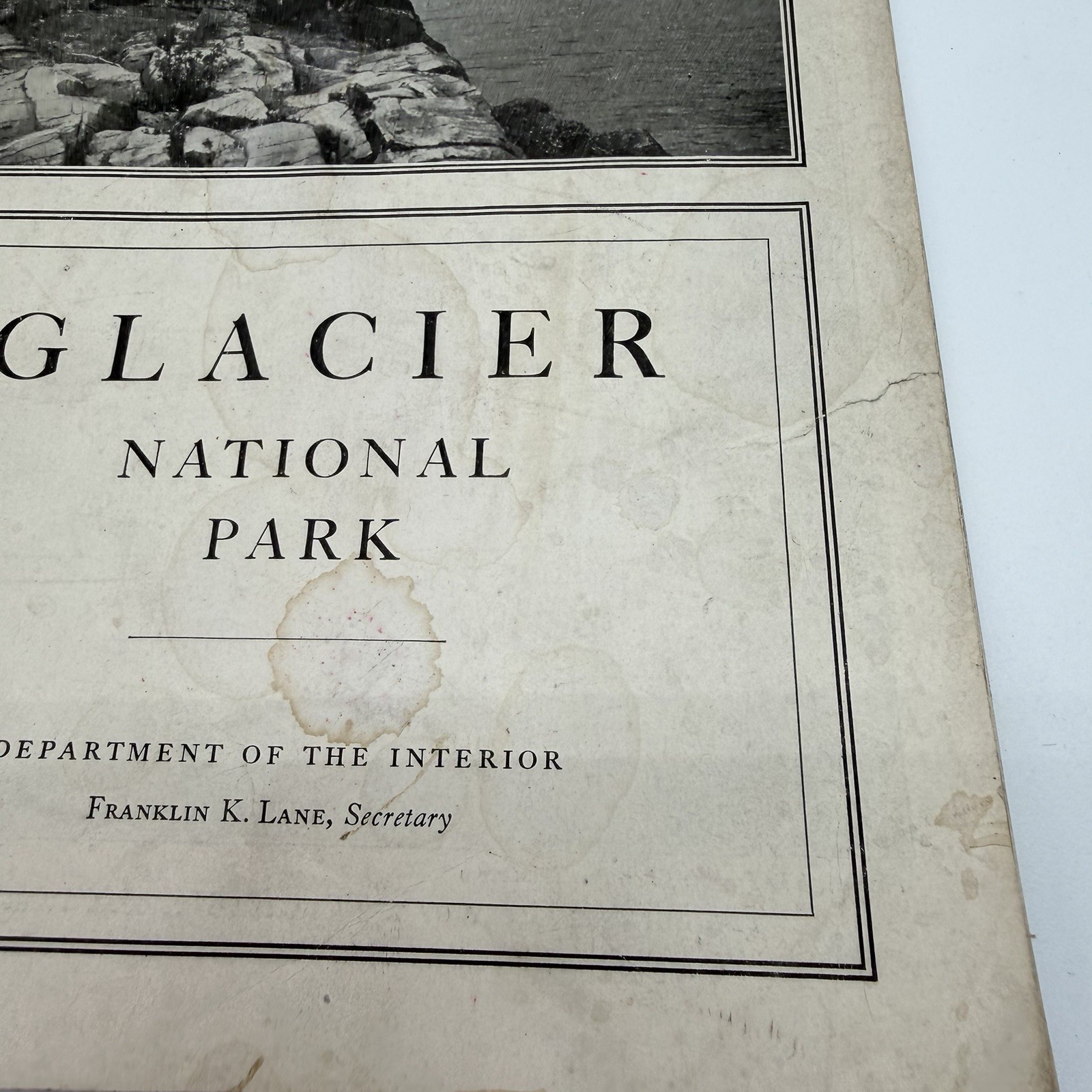 “Glacier” National Park Montana U.S Department of The Interior Booklet – 1930’s
