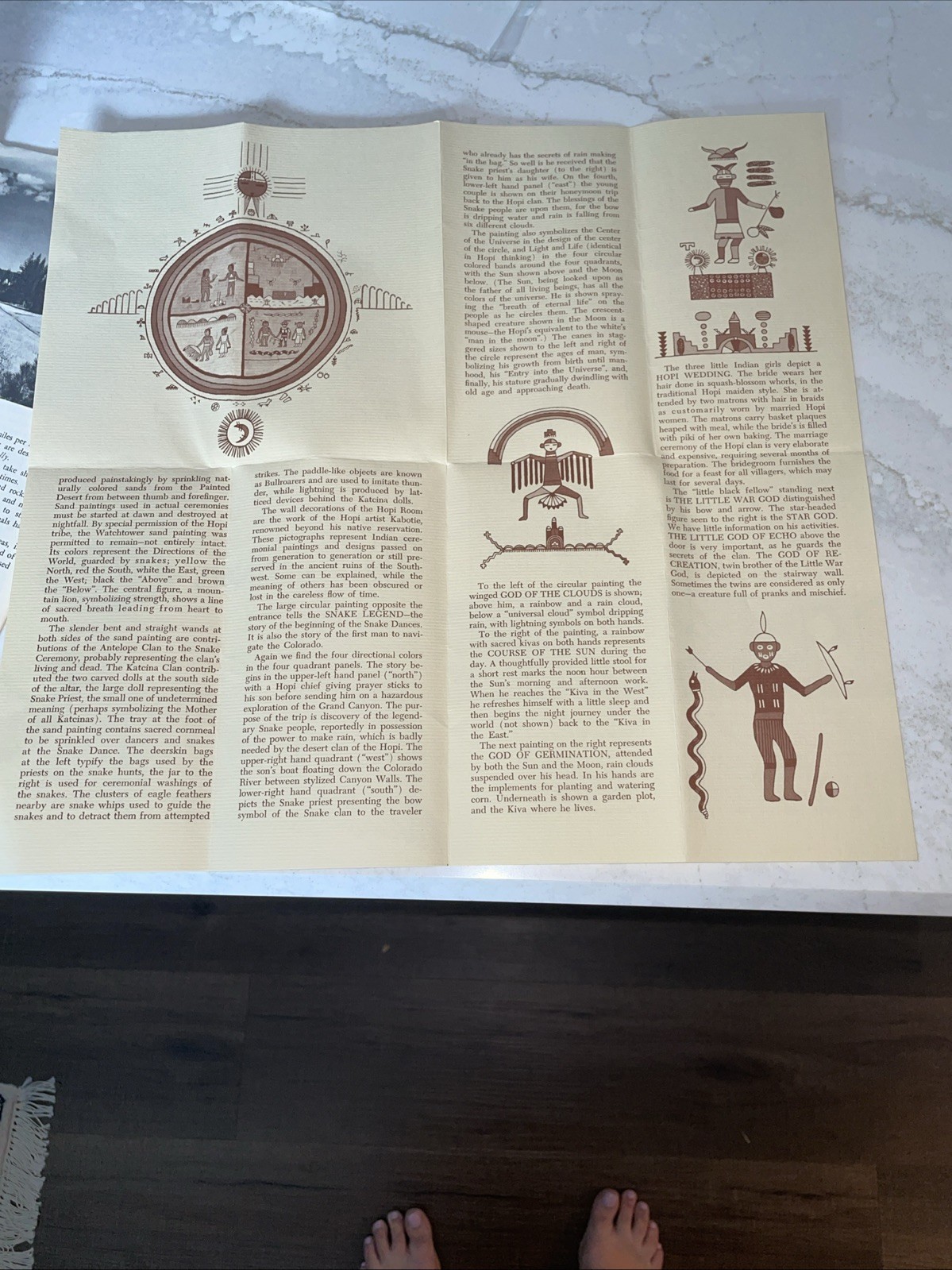 Vintage 1959 The Grand Canyon National Park Brochure Arizona -Watch Tower