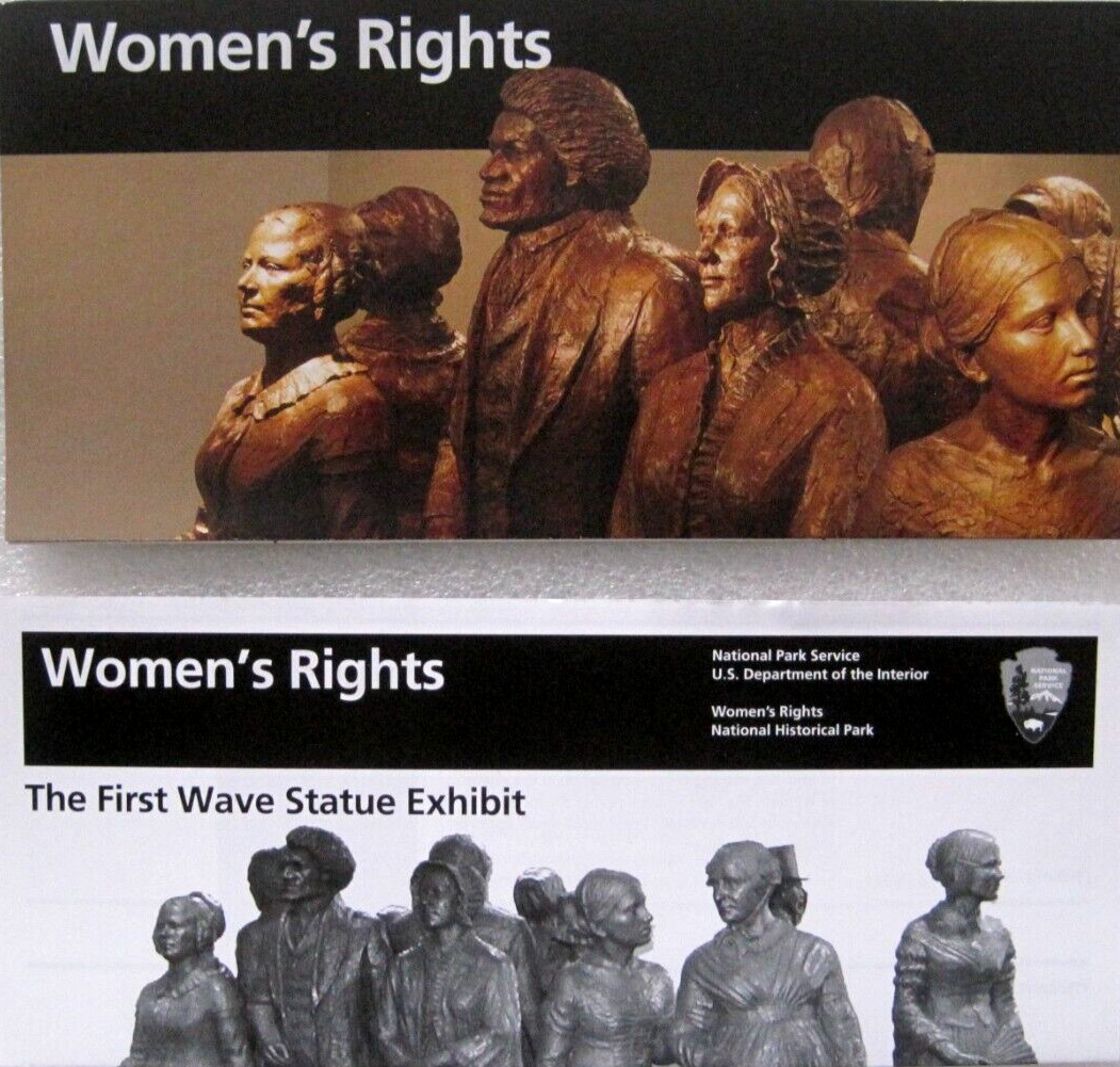 Lot Of 2 Women’s Rights Historical Park National Park Service Unigrid Brochure