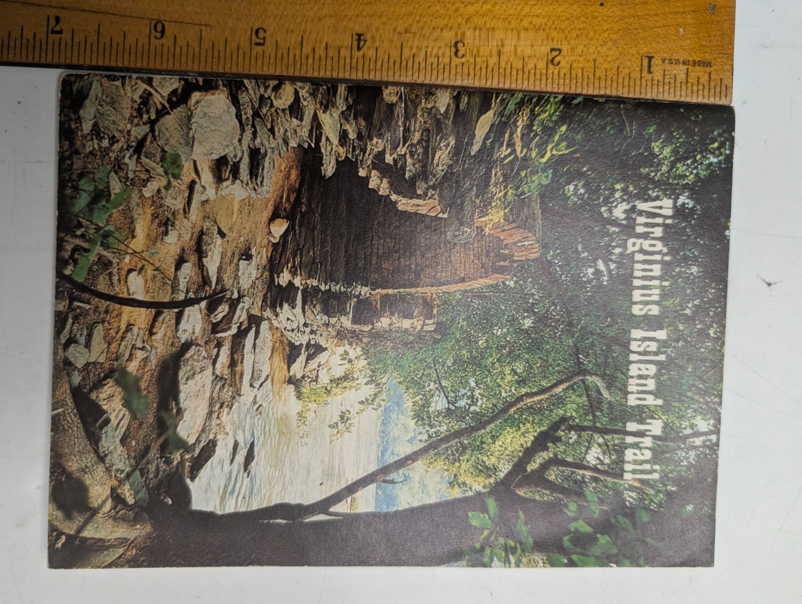 1962 Harpers Ferry WV Virginius Island Trail Guide Booklet w/ Map Civil War NPS