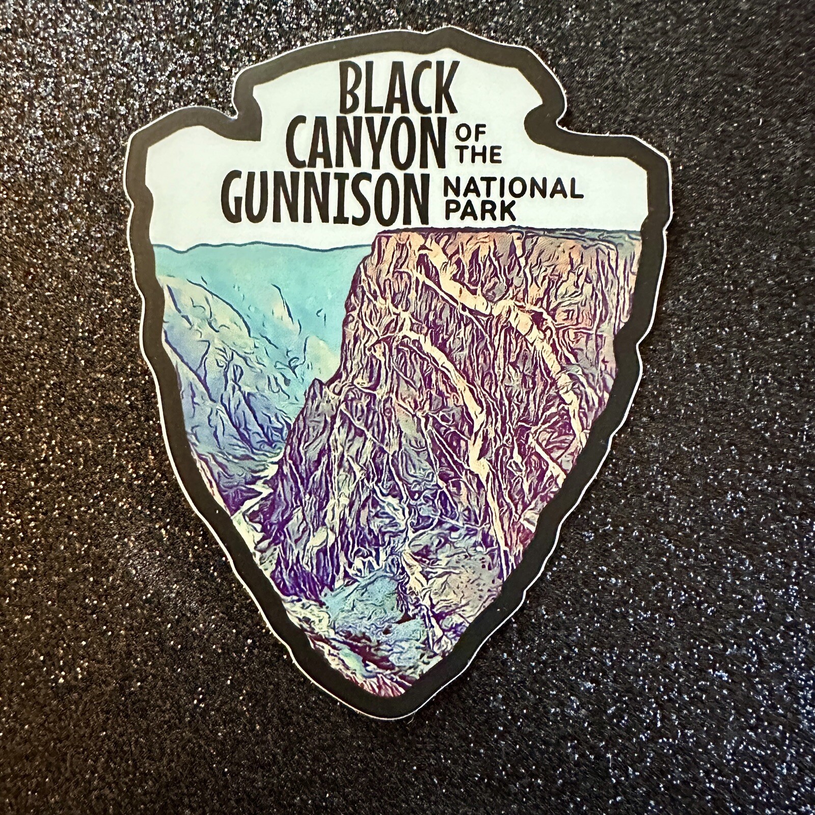 Black Canyon of the Gunnison National Park Weatherproof Vinyl Sticker