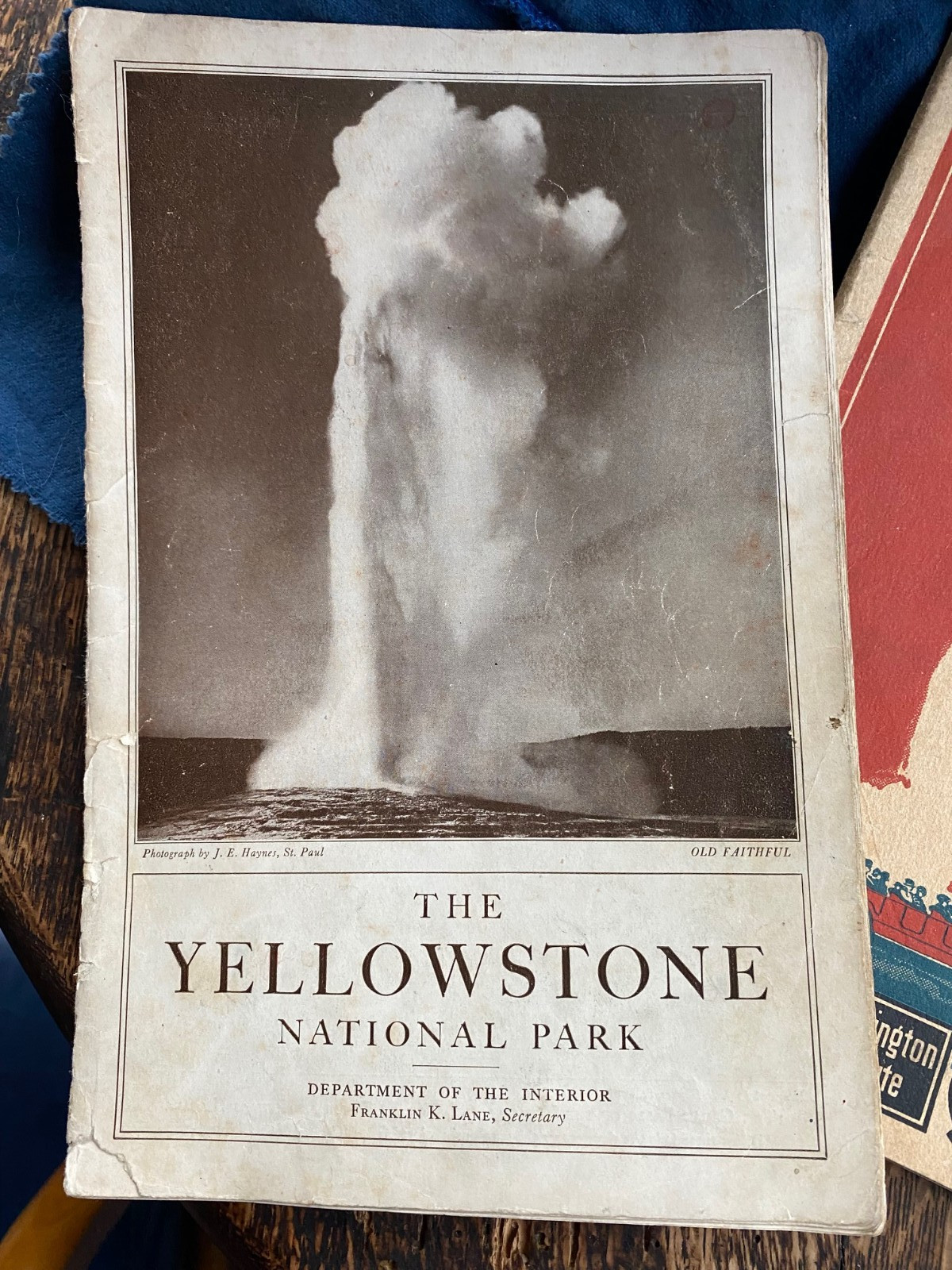 Vintage Brochures 1913, 1926 Yellowstone National Park, Wyoming,Northern Pacific