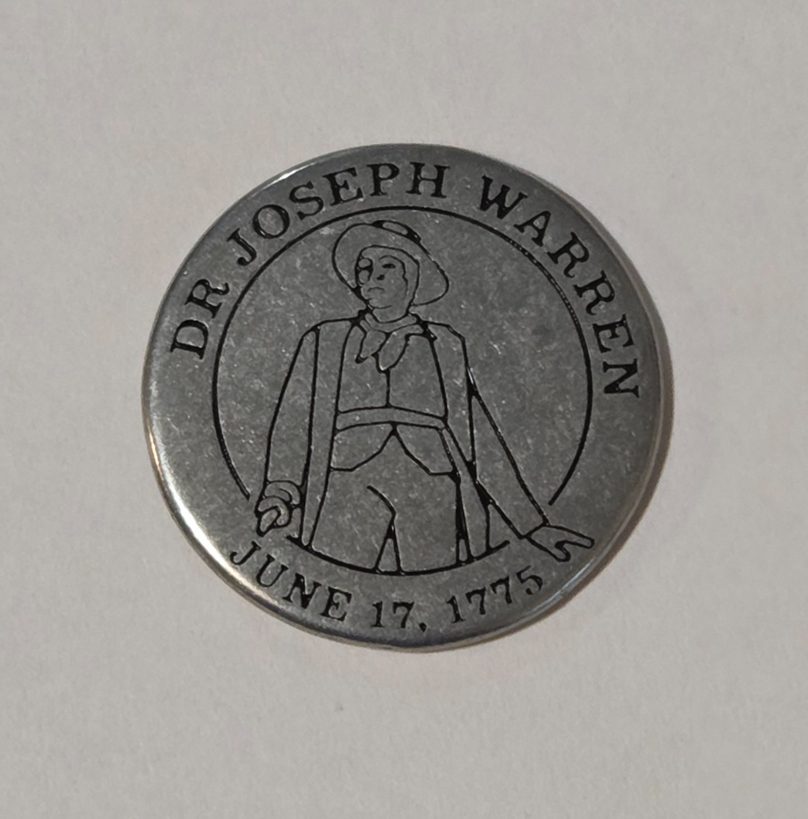 Bunker Hill Monument Dr Joseph Warren Token National Park Service Collectible