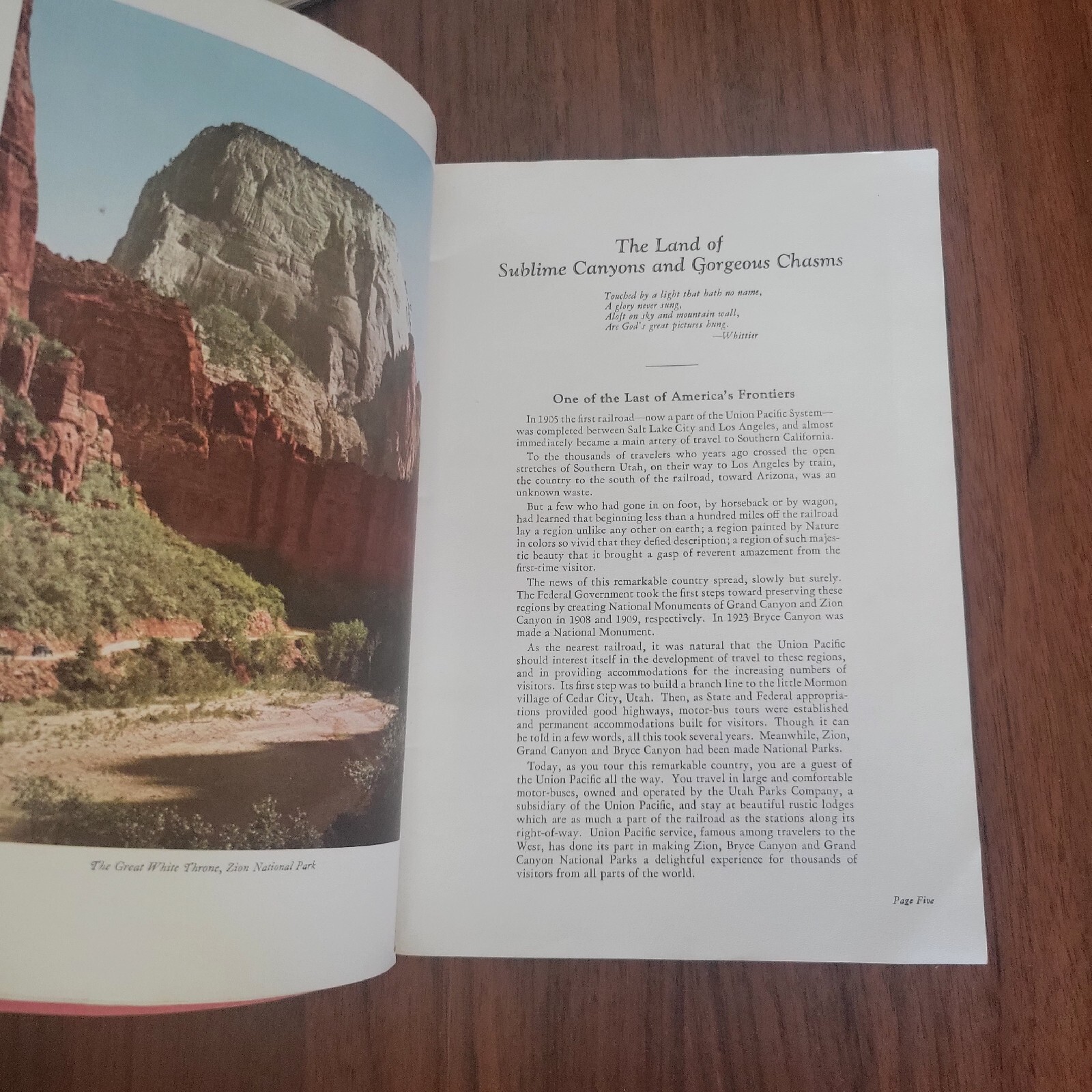 1930 Zion Bryce Canyon Grand Canyon National Parks Union Pacific 48pg Booklet