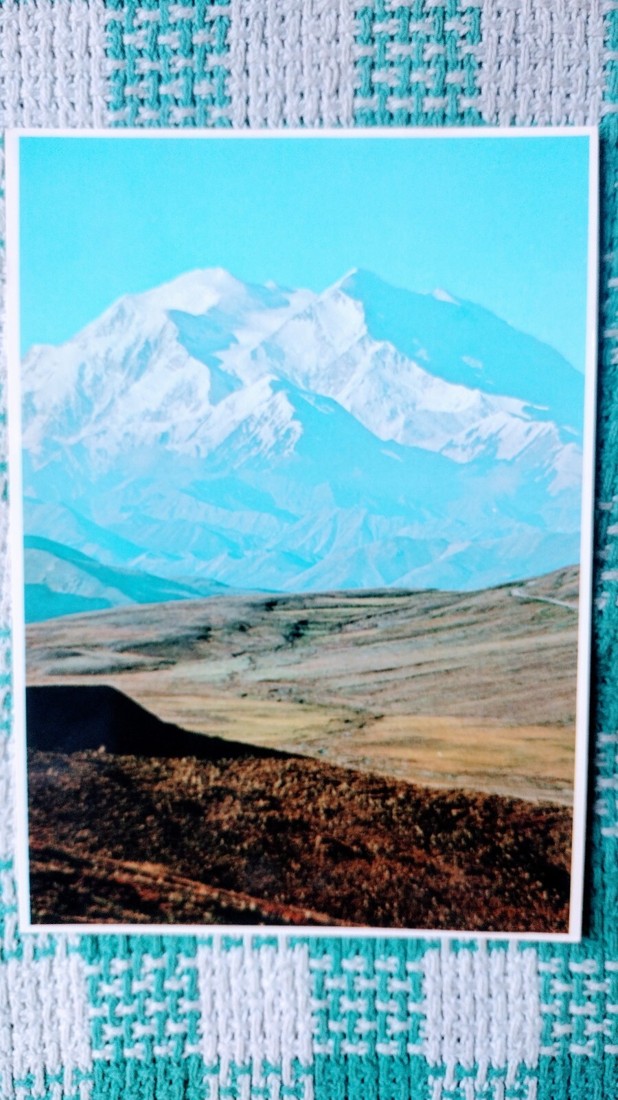 BEAUTIFUL POST CARD MT.MCKINLEY FROM STONY HILL ALASKA