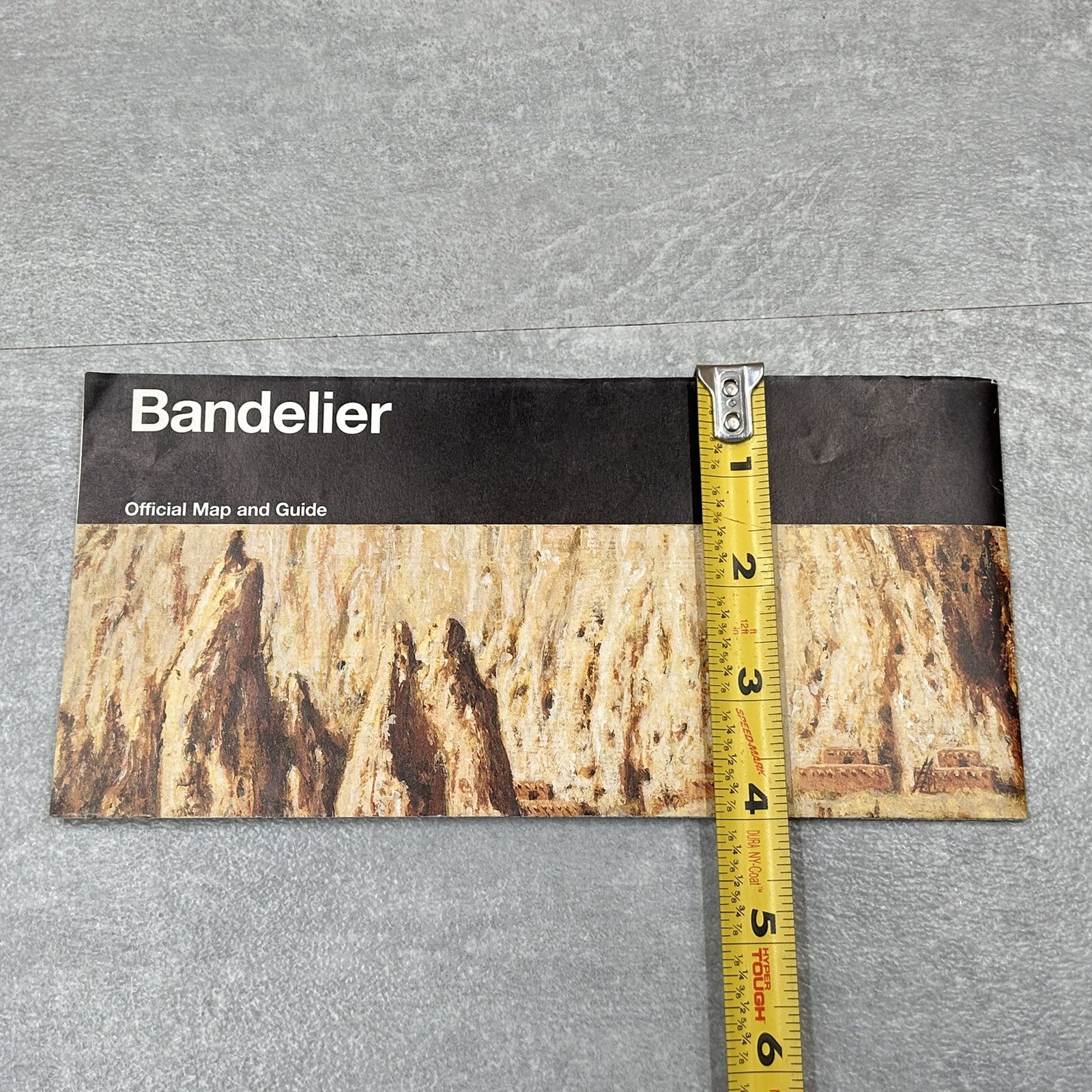 Vintage 1997 Bandelier National Park Service Official Map and Guide New Mexico