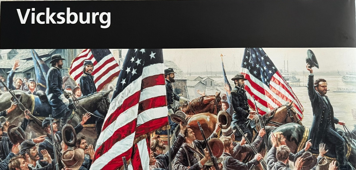 2026 VICKSBURG MILITARY PARK NATIONAL PARK SERVICE UNIGRID BROCHURE/MAP New