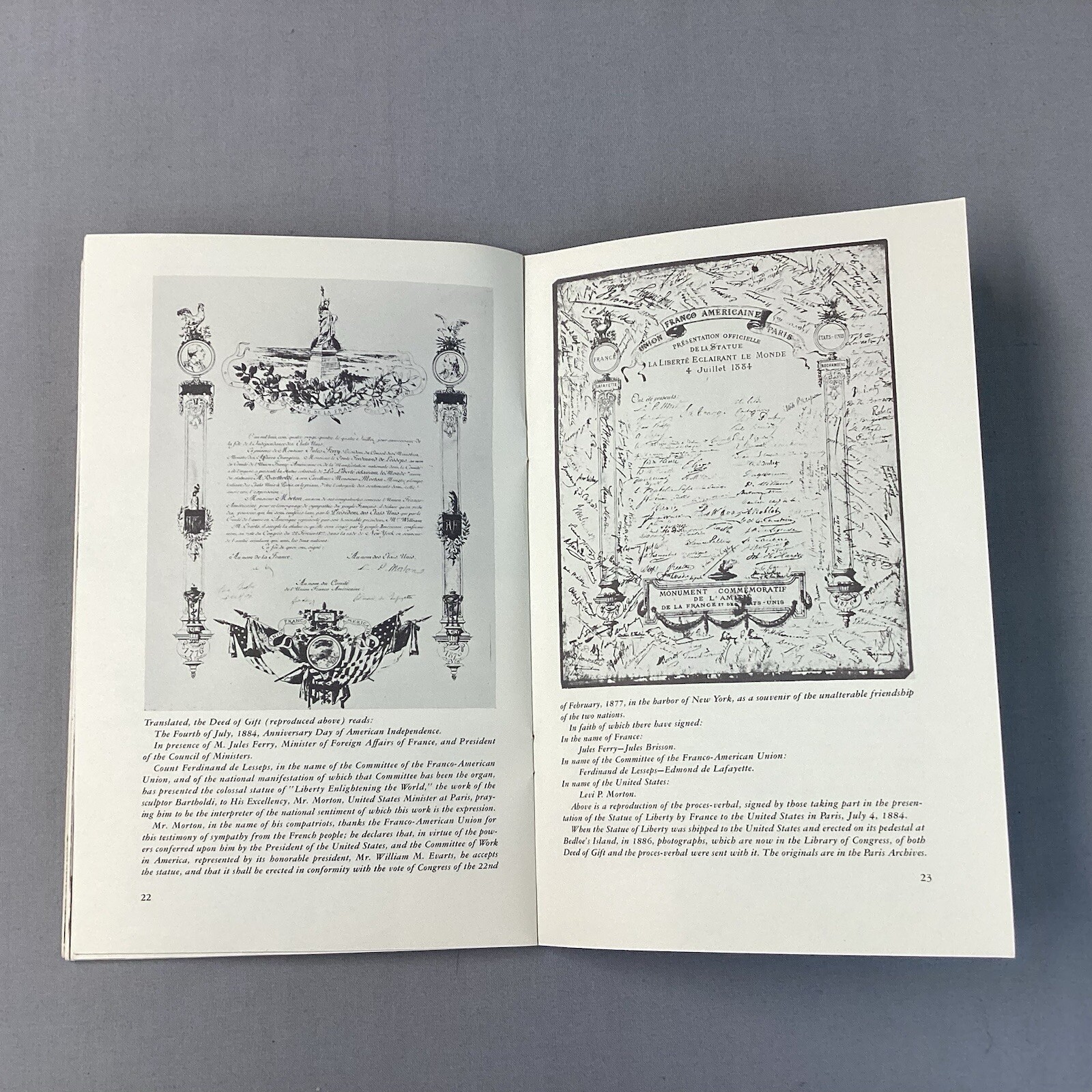 1961 Statue of Liberty National Monument Dept of Interiors Booklet Pamphlet