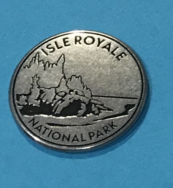 “New Listing!” New Round Design Isle Royale National Park Token