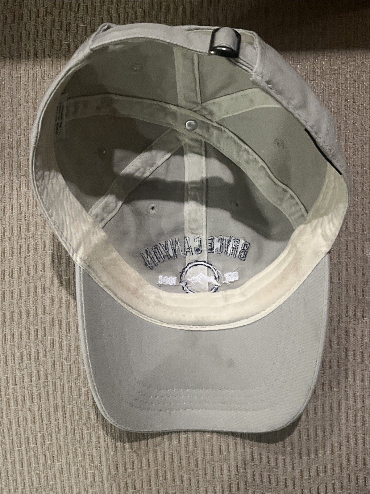 Bryce Canyon National Park Est 1928 Cap Light Tan One Size Adjustable