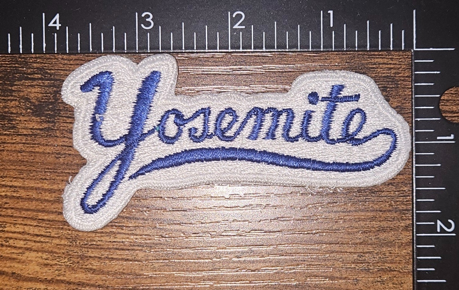 Yosemite National Park Baseball Font Style Vintage Park Patch