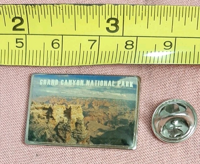 Grand Canyon National Park Scenic Photograph Travel Souvenir Hat Lapel Pin