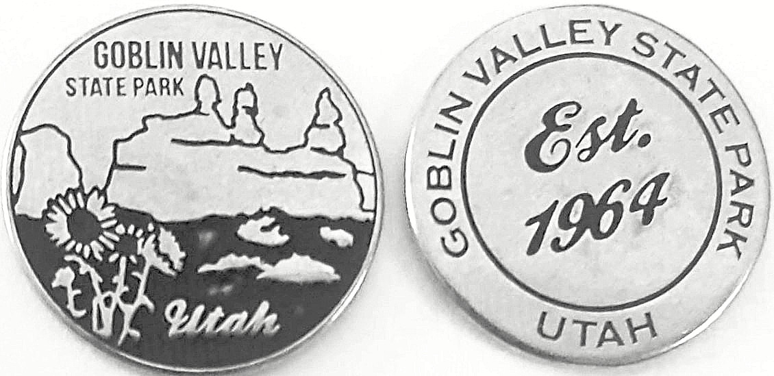 GOBLIN VALLEY STATE PARK – UTAH – NATIONAL PARK TYPE TOKEN