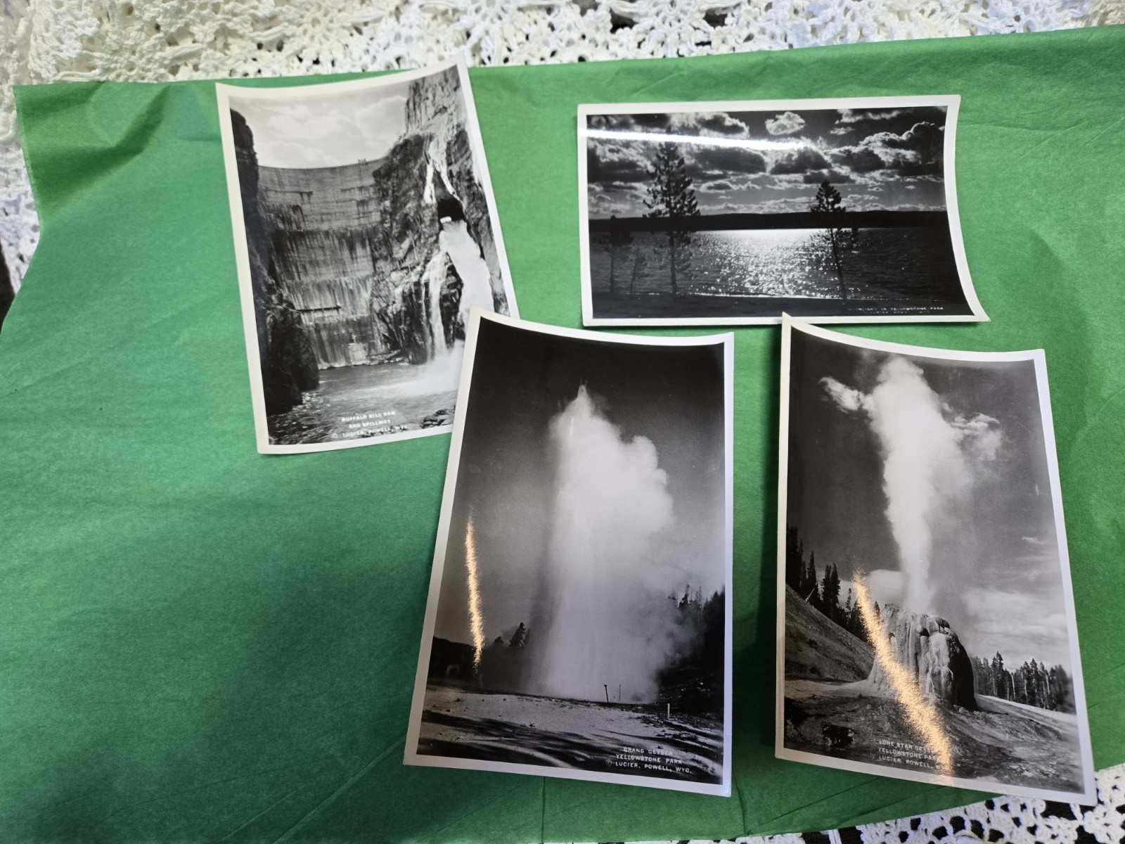 YELLOWSTONE NATIONAL PARK 29 photographs c1945 views B&W 4 x 6