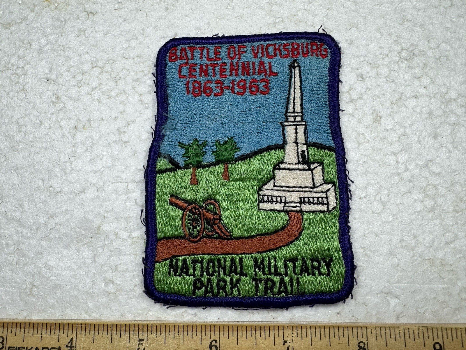 Vintage 1963 Battle Of Vicksburg Centennial Patch