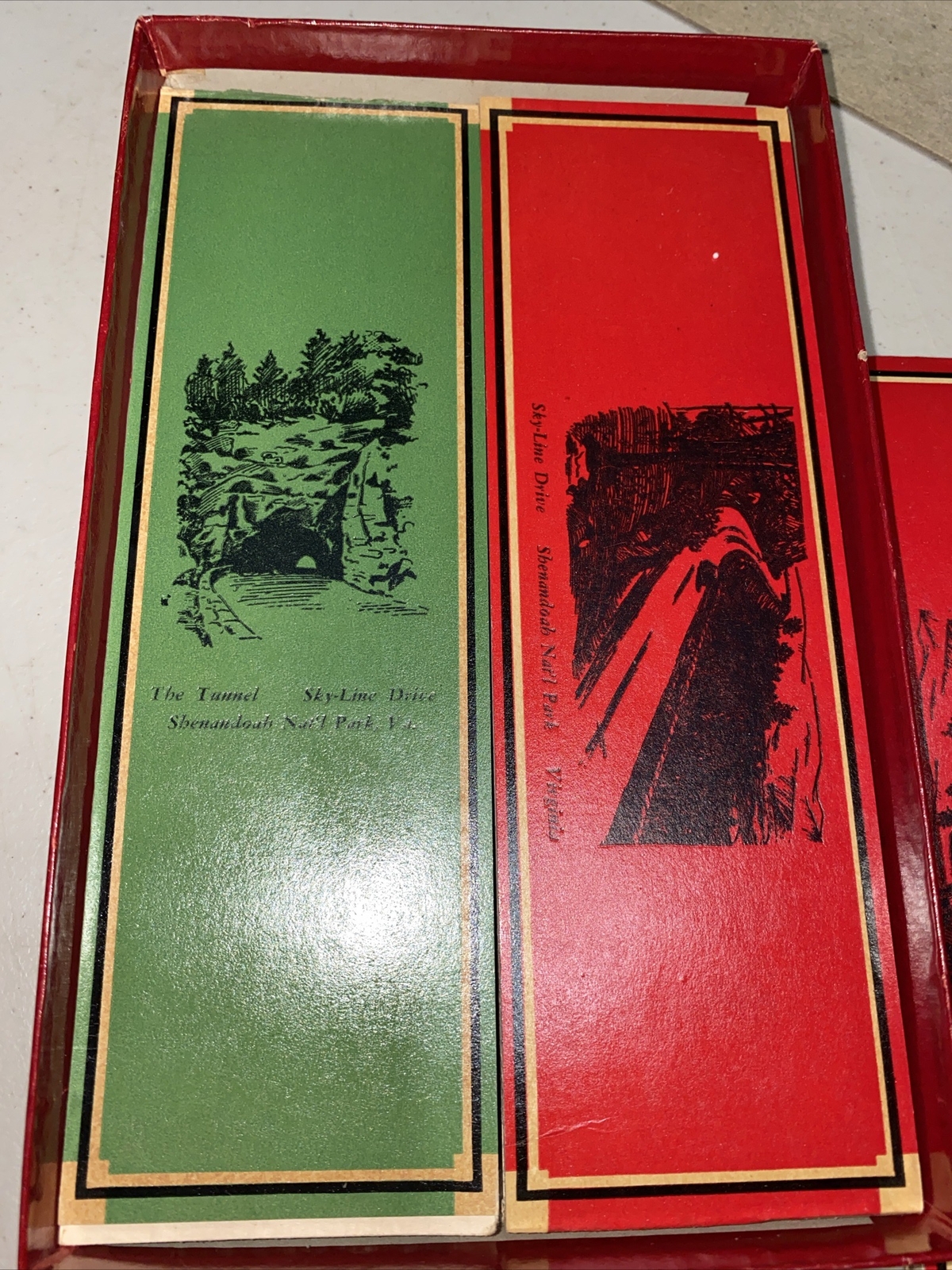 1950 Sky-Line Drive Shenandoah National Park Bridge Scorebooks souvenirs (Rare)