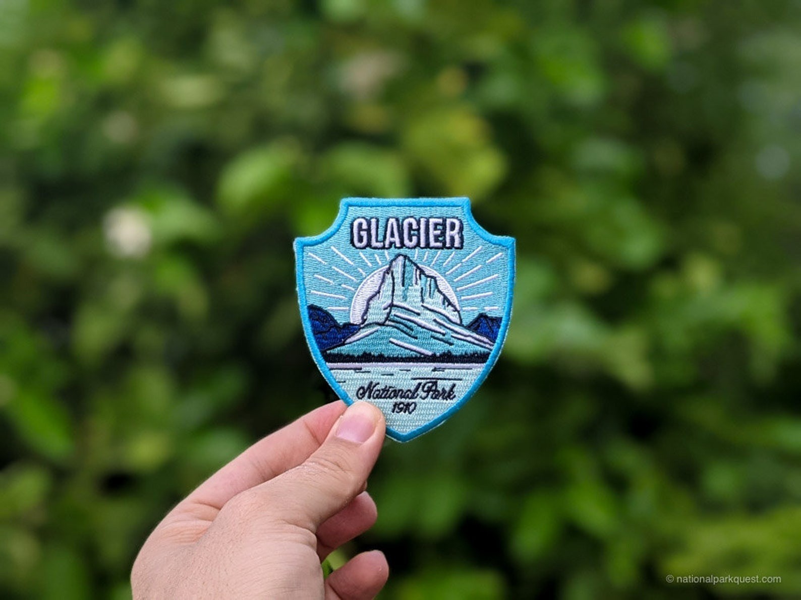 Glacier National Park Patch Iron-On Applique Souvenir Gift