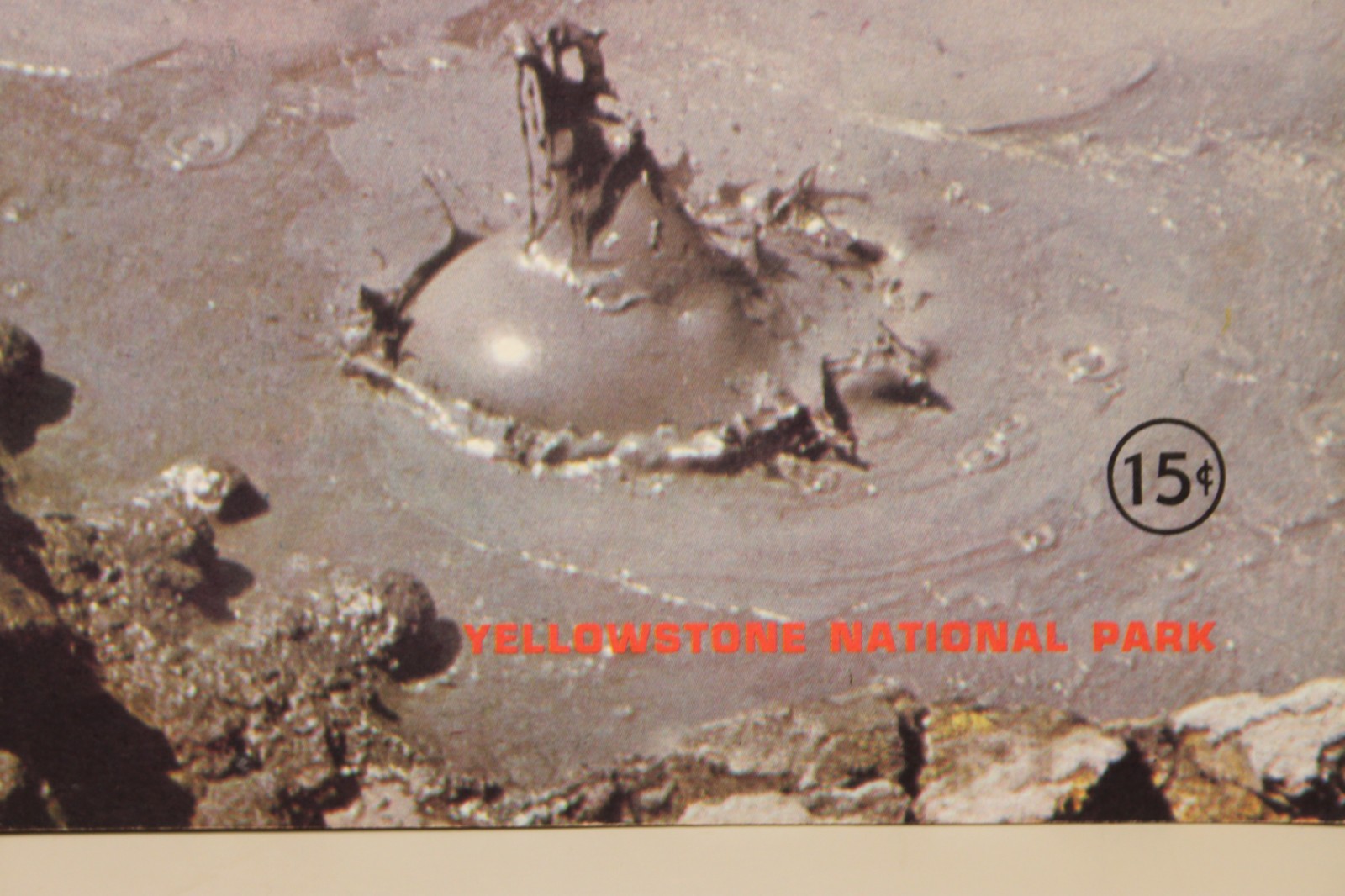 Yellowstone National Park Mud Volcano Trail Vintage Travel Guide Booklet 1970