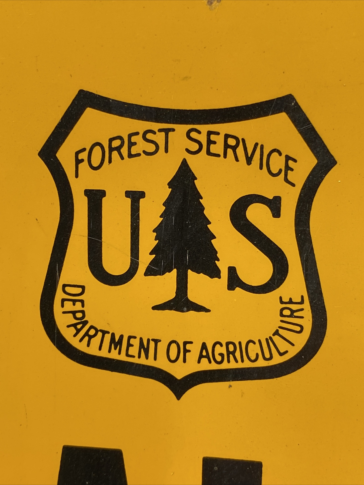 NOS VINTAGE SALT GROUND NO ??? US FOREST SERVICE DEPARTMENT OF AGRICULTURE