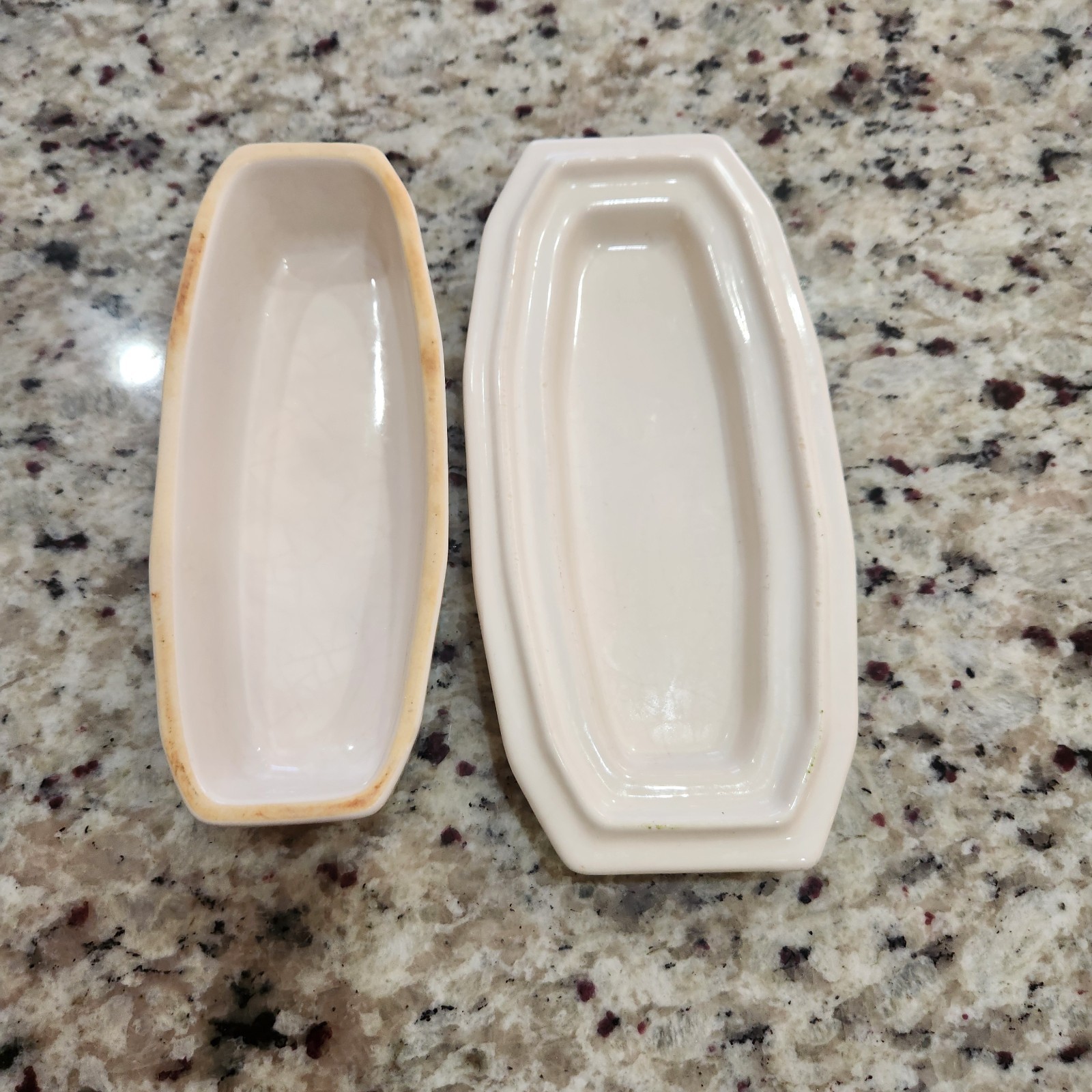 1900’s Antique Wawona Hotel Porcelain Butter Dish. RARE!