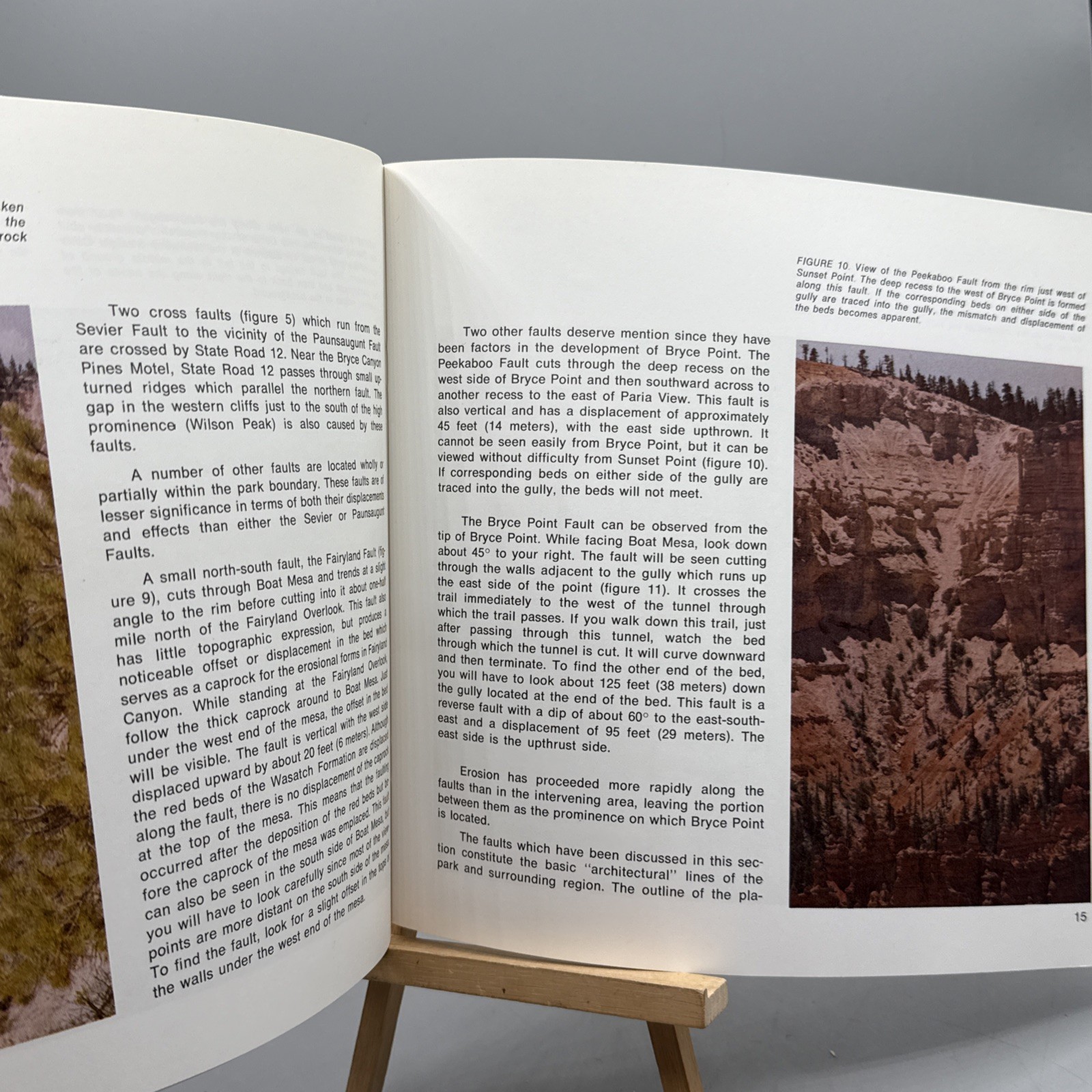 Geology of Bryce Canyon national Park Vintage 1977 Book